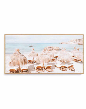 Morning Sun Club | Panoramic Canvas Art Print from Olive et Oriel where you can shop wallpaper and artworks online