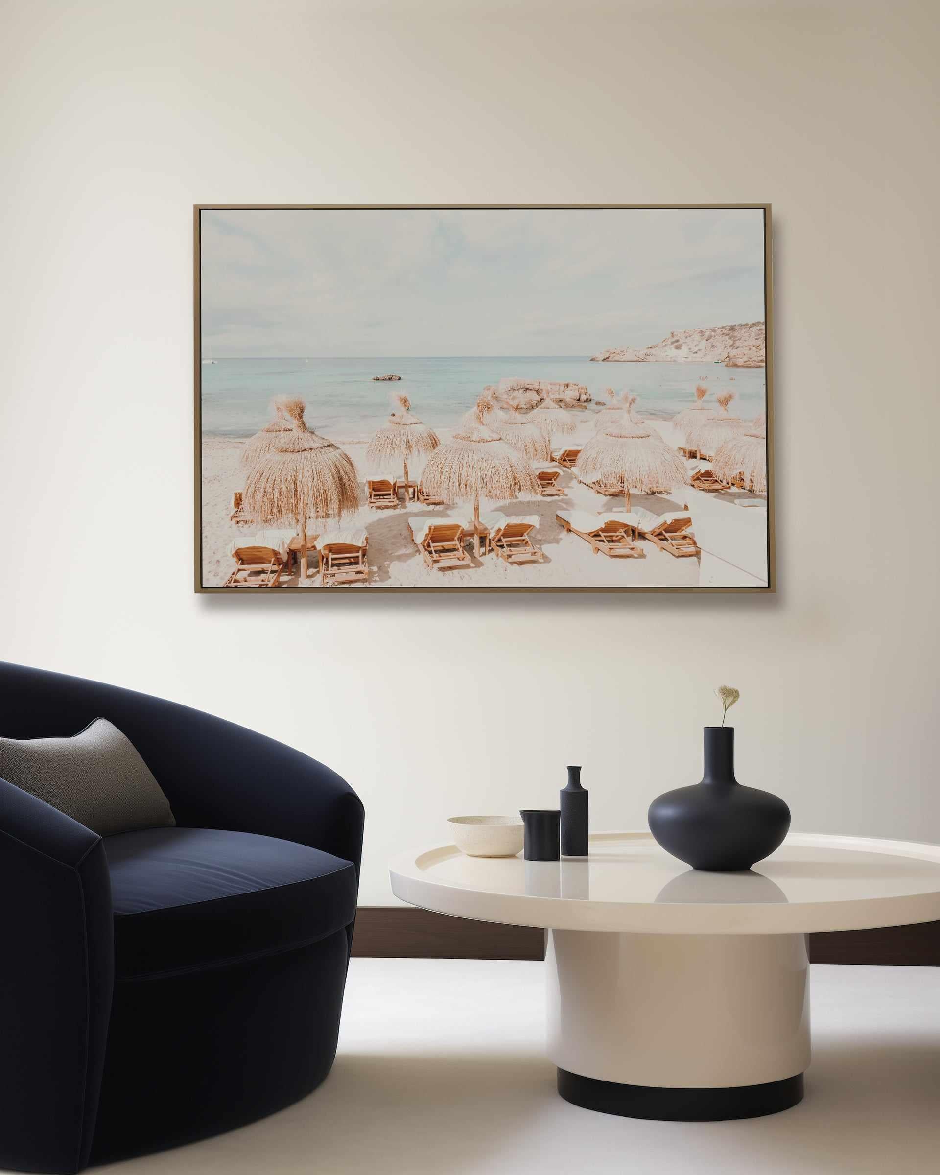 Morning Sun Club by Teigan Geercke | Framed Canvas Art Print from Olive et Oriel where you can shop wallpaper and artworks online