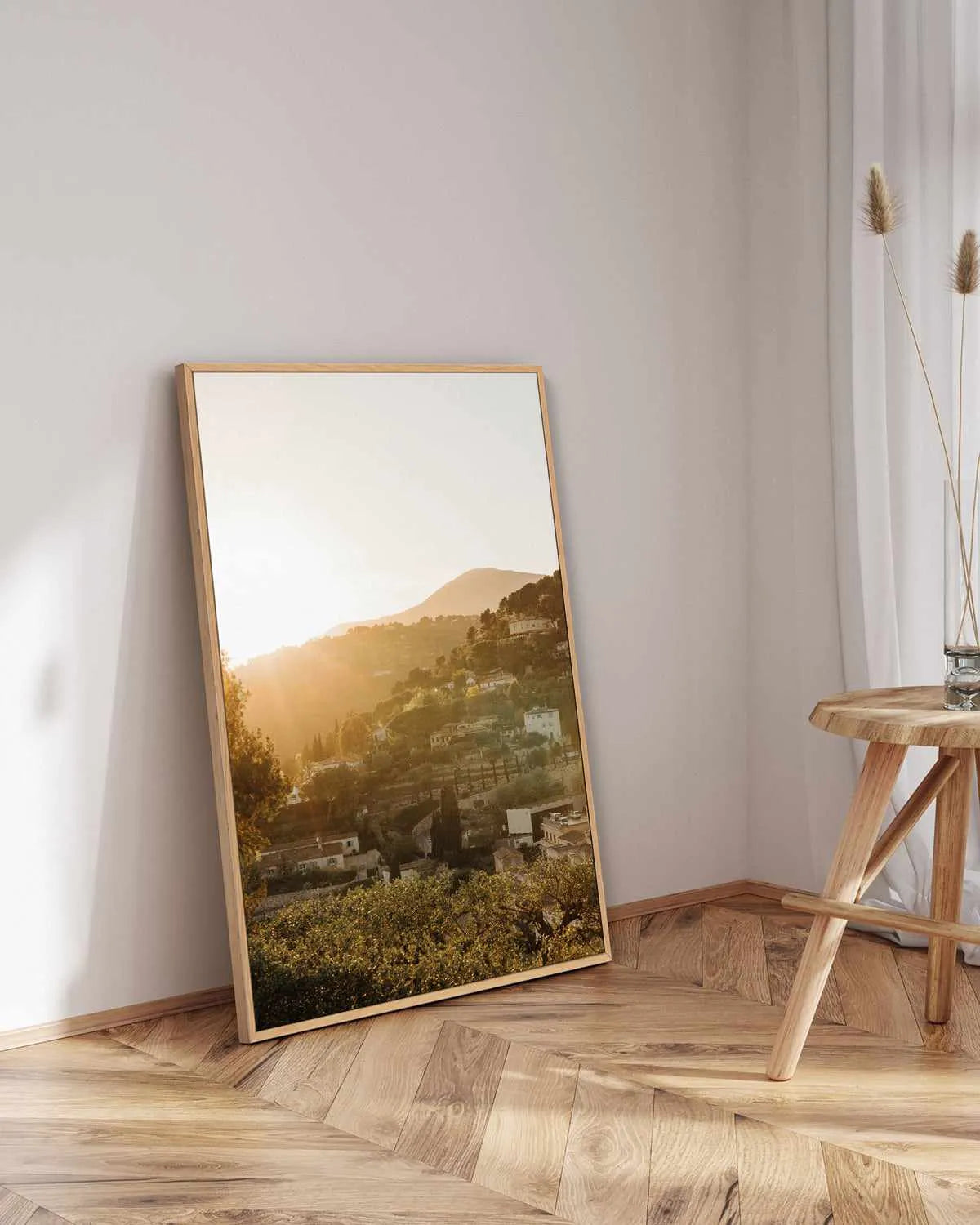 Morning Sun Provence by Jovani Demetrie | Framed Canvas Art Print from Olive et Oriel where you can shop wallpaper and artworks online