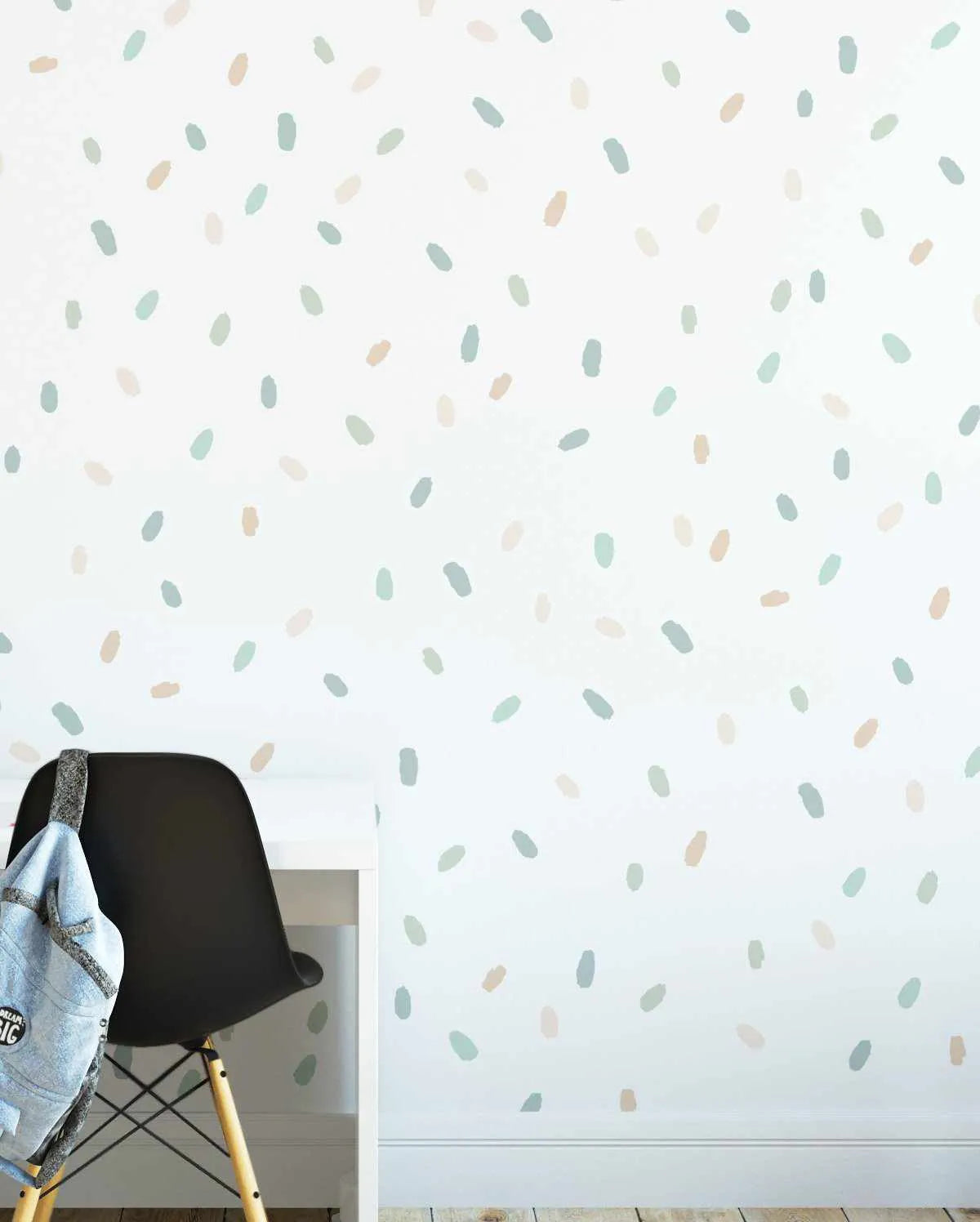 'Morning Surf' Super Fun Dots Decal Set | 174 dots!-Decals-Olive et Oriel-Decorate your kids bedroom wall decor with removable wall decals, these fabric kids decals are a great way to add colour and update your children's bedroom. Available as girls wall decals or boys wall decals, there are also nursery decals.