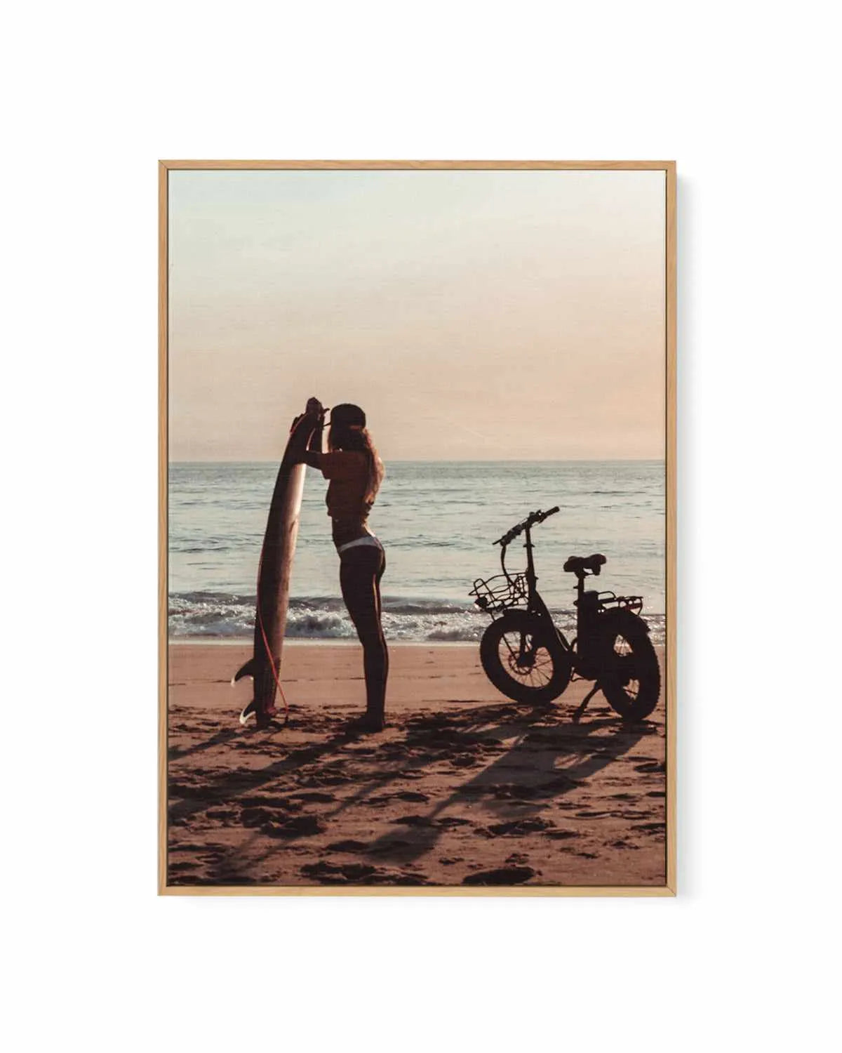 Morning Surf by Marina Brisset | Framed Canvas Art Print from Olive et Oriel where you can shop wallpaper and artworks online