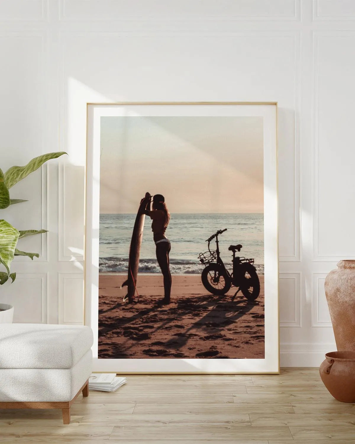 Morning Surf by Marina Brisset Art Print from Olive et Oriel where you can shop wallpaper and artworks online