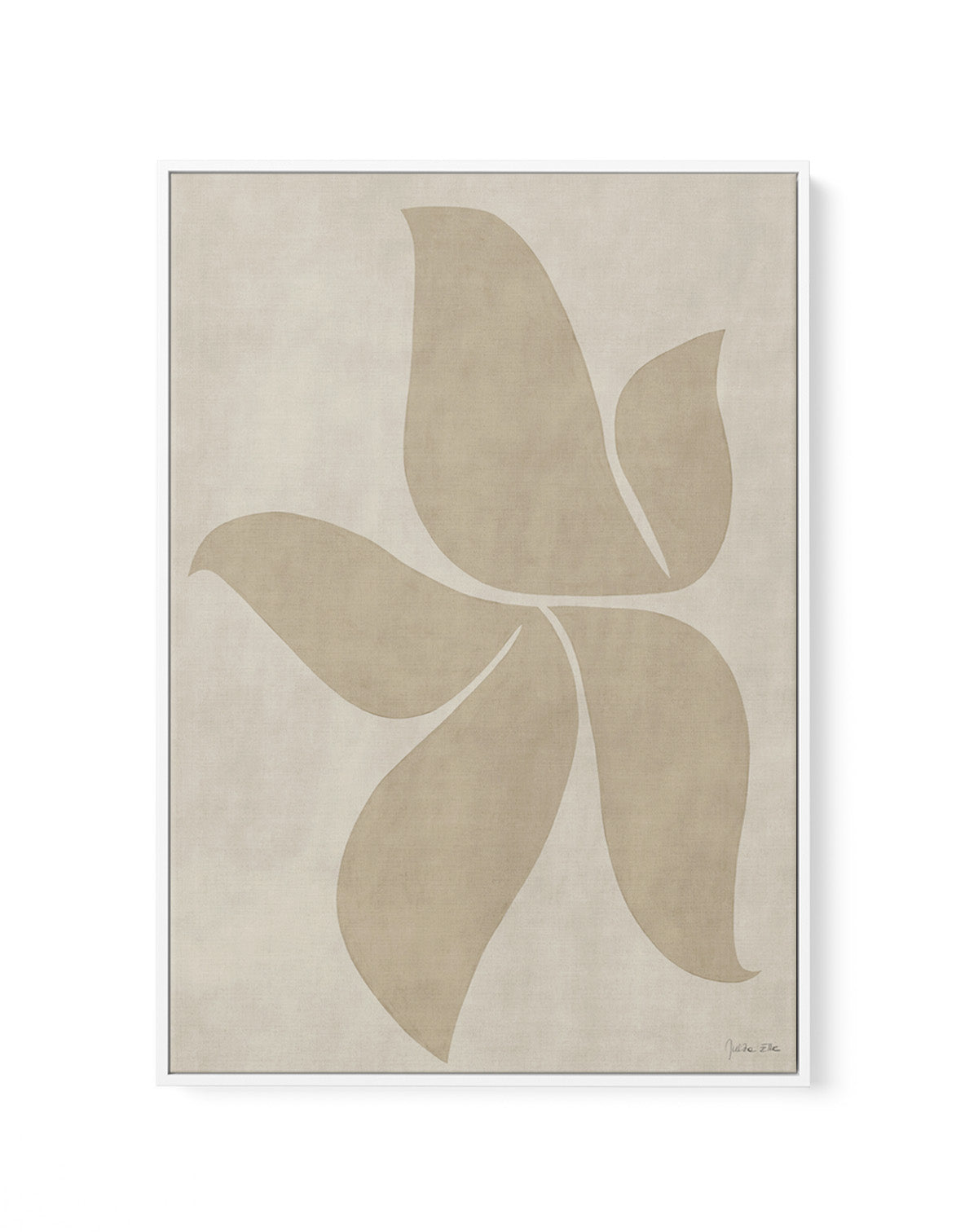 Morning Tulip by Julita Elbe | Framed Canvas Art Print