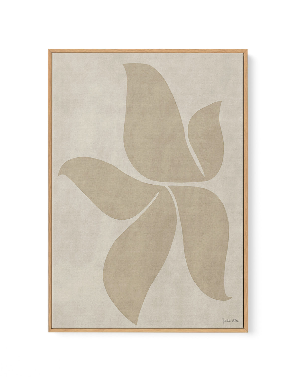 Morning Tulip by Julita Elbe | Framed Canvas Art Print