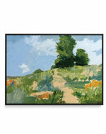 Morning Walk | Framed Canvas Art Print