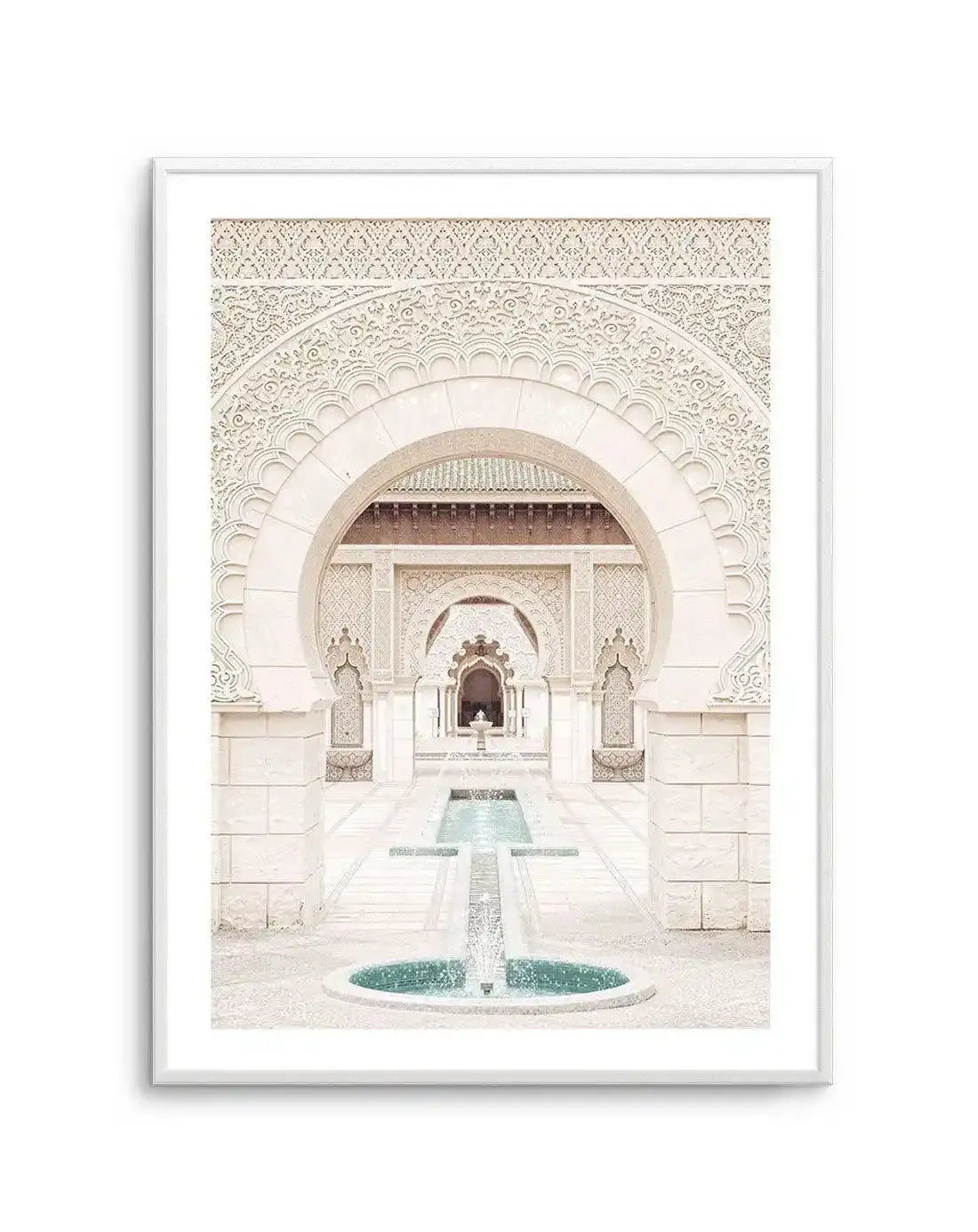 Morning Walk | Morocco Art Print-Shop Australian Art Prints Online with Olive et Oriel - Our collection of Moroccan art prints offer unique wall art including moroccan arches and pink morocco doors of marrakech - this collection will add soft feminine colour to your walls and some may say bohemian style. These traditional morocco landscape photography includes desert scenes of palm trees and camel art prints - there is art on canvas and extra large wall art with fast, free shipping across Austra