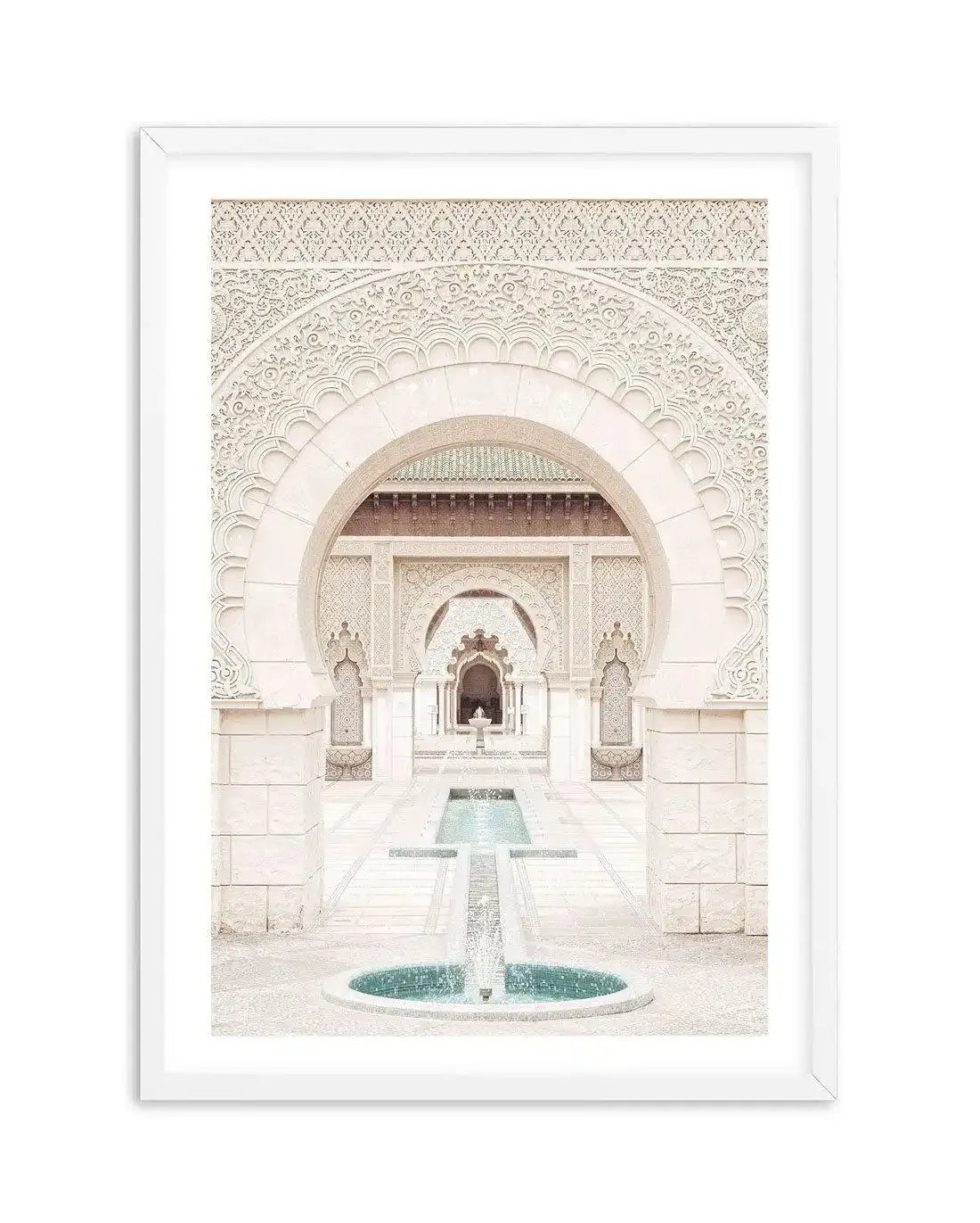 Morning Walk | Morocco Art Print-Shop Australian Art Prints Online with Olive et Oriel - Our collection of Moroccan art prints offer unique wall art including moroccan arches and pink morocco doors of marrakech - this collection will add soft feminine colour to your walls and some may say bohemian style. These traditional morocco landscape photography includes desert scenes of palm trees and camel art prints - there is art on canvas and extra large wall art with fast, free shipping across Austra