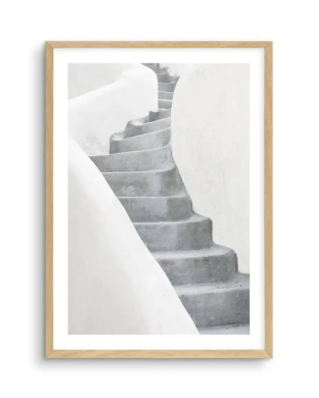 Morning Walk | Santorini Art Print-Shop Greece Wall Art Prints Online with Olive et Oriel - Our collection of Greek Islands art prints offer unique wall art including blue domes of Santorini in Oia, mediterranean sea prints and incredible posters from Milos and other Greece landscape photography - this collection will add mediterranean blue to your home, perfect for updating the walls in coastal, beach house style. There is Greece art on canvas and extra large wall art with fast, free shipping a