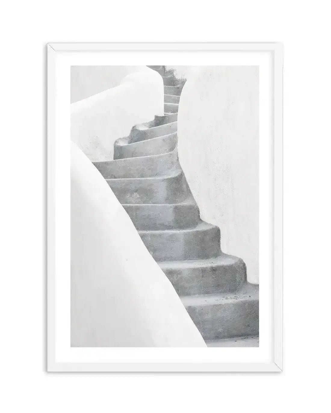 Morning Walk | Santorini Art Print-Shop Greece Wall Art Prints Online with Olive et Oriel - Our collection of Greek Islands art prints offer unique wall art including blue domes of Santorini in Oia, mediterranean sea prints and incredible posters from Milos and other Greece landscape photography - this collection will add mediterranean blue to your home, perfect for updating the walls in coastal, beach house style. There is Greece art on canvas and extra large wall art with fast, free shipping a