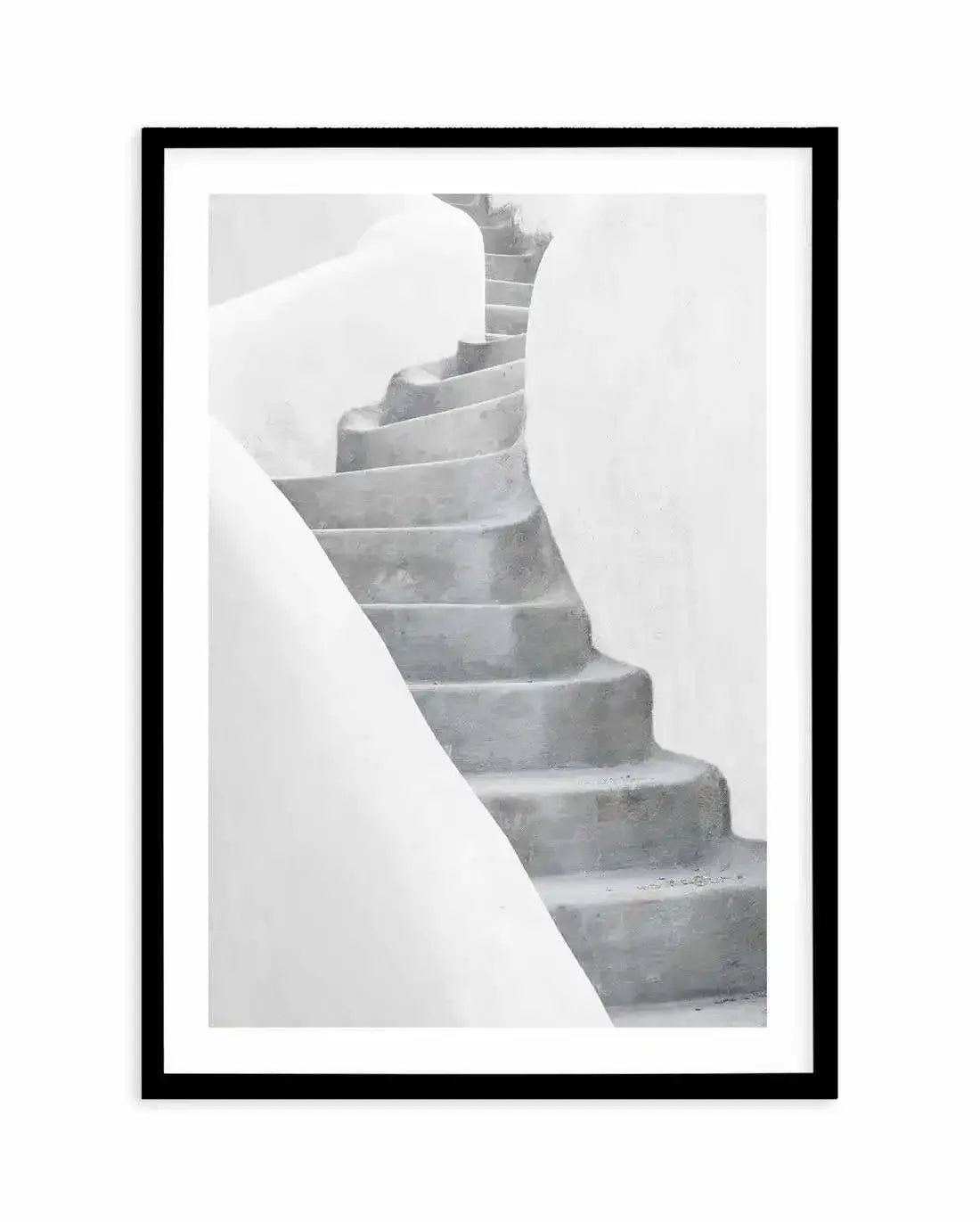 Morning Walk | Santorini Art Print-Shop Greece Wall Art Prints Online with Olive et Oriel - Our collection of Greek Islands art prints offer unique wall art including blue domes of Santorini in Oia, mediterranean sea prints and incredible posters from Milos and other Greece landscape photography - this collection will add mediterranean blue to your home, perfect for updating the walls in coastal, beach house style. There is Greece art on canvas and extra large wall art with fast, free shipping a