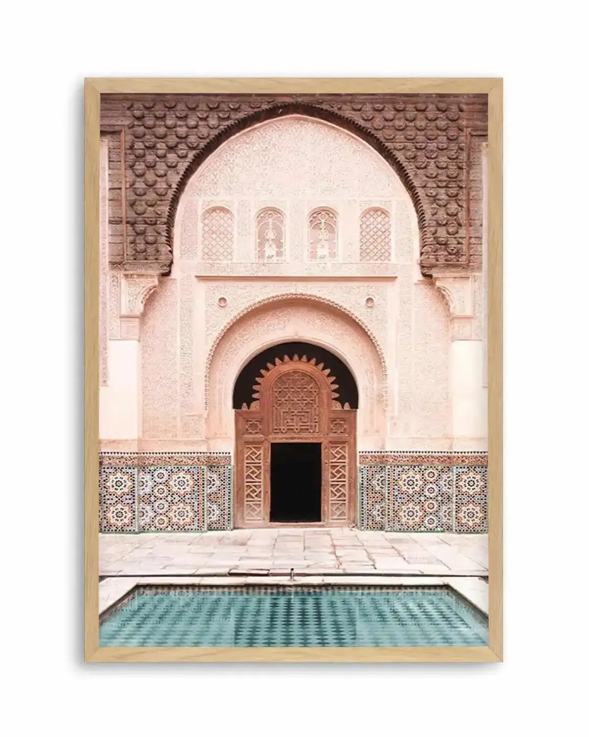 Morning Walk | Marrakech Art Print from Olive et Oriel where you can shop wallpaper and artworks online