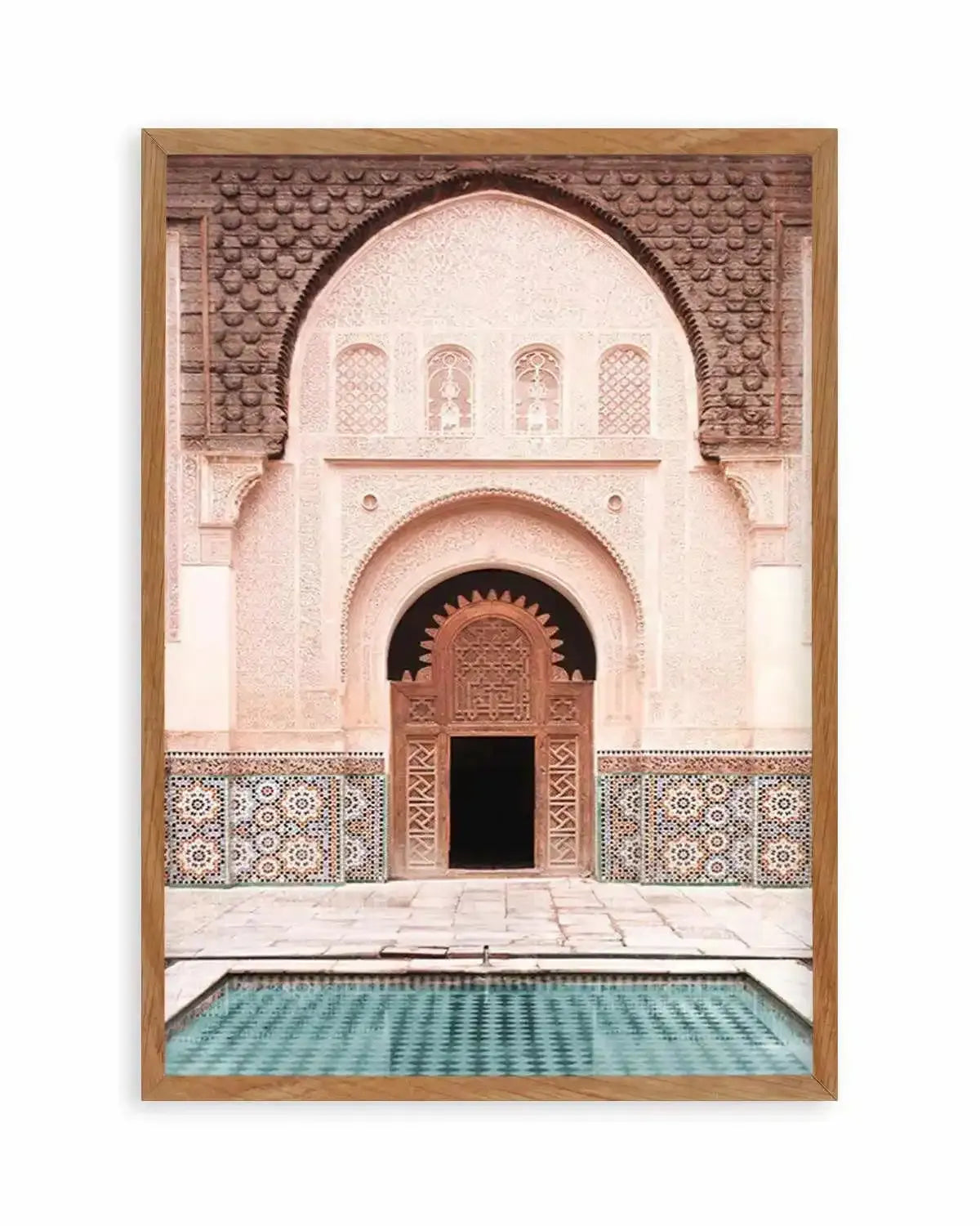 Morning Walk | Marrakech Art Print from Olive et Oriel where you can shop wallpaper and artworks online