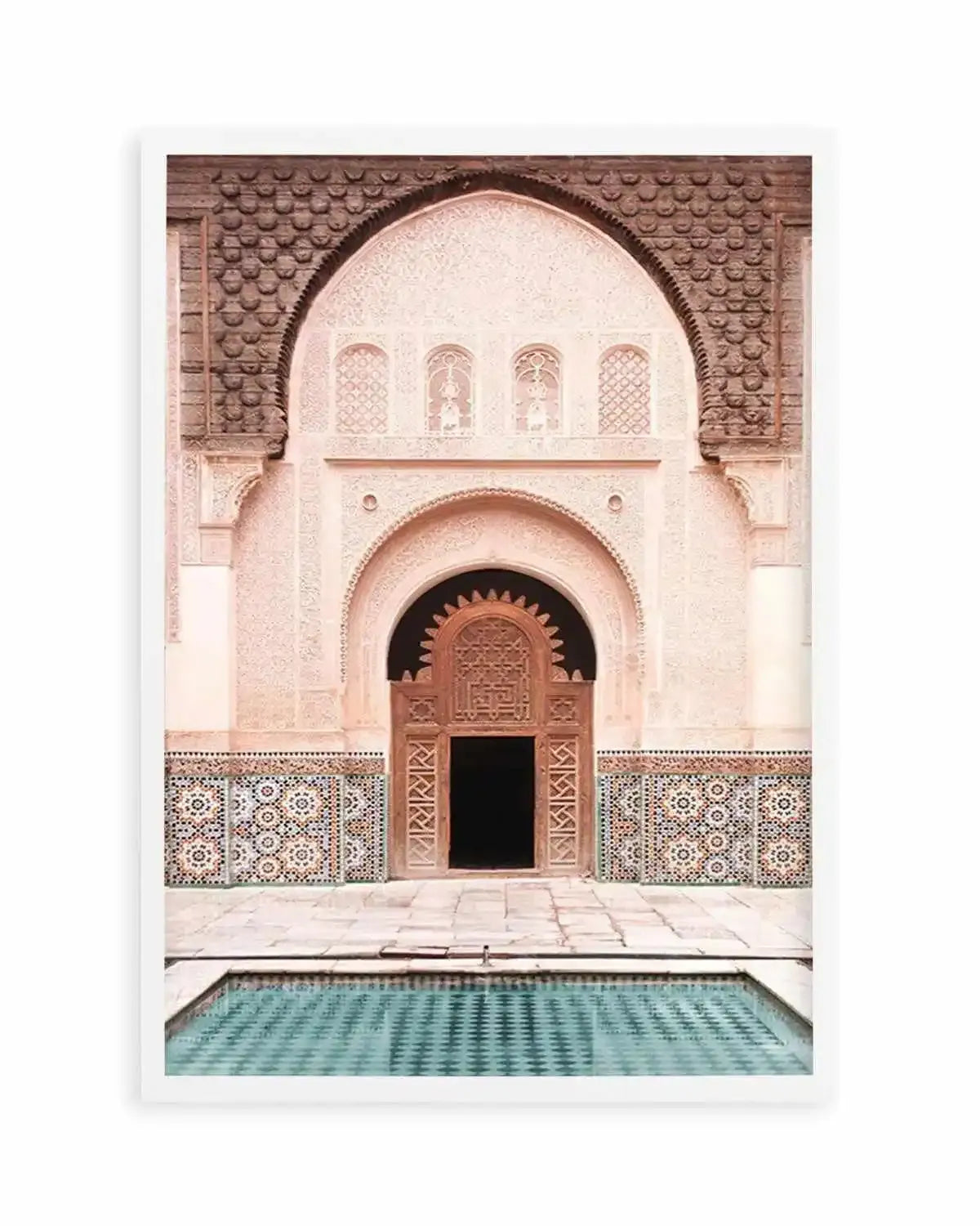 Morning Walk | Marrakech Art Print from Olive et Oriel where you can shop wallpaper and artworks online