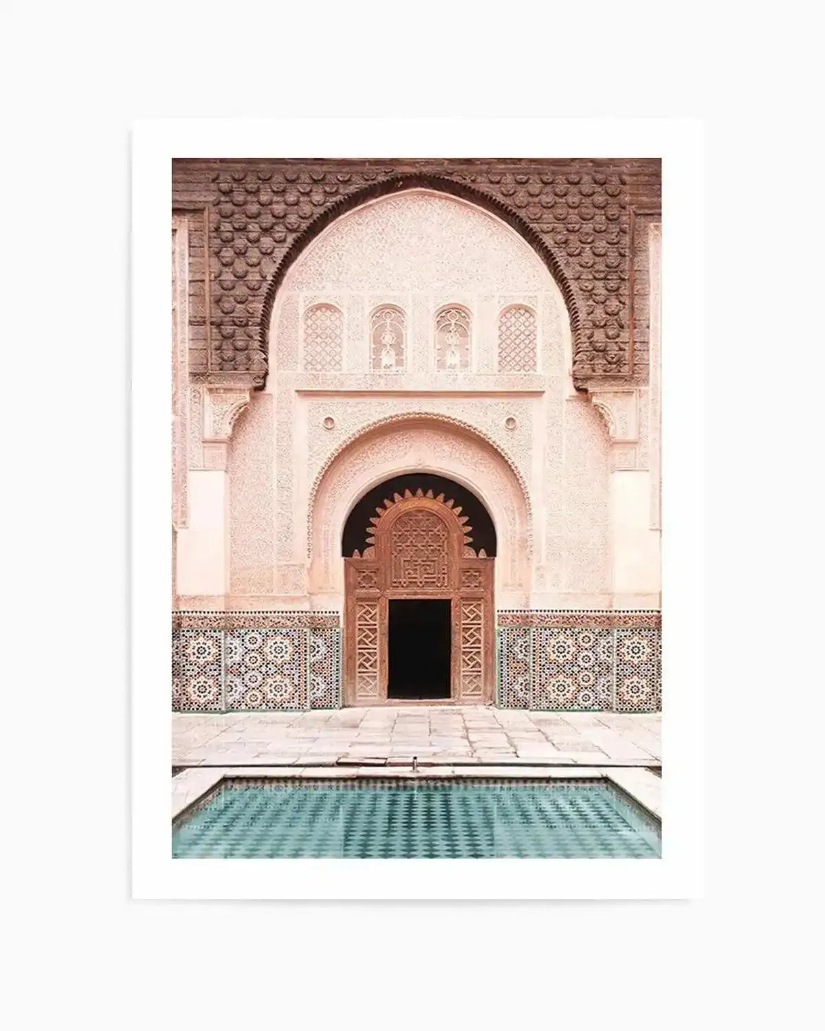 Morning Walk | Marrakech Art Print from Olive et Oriel where you can shop wallpaper and artworks online