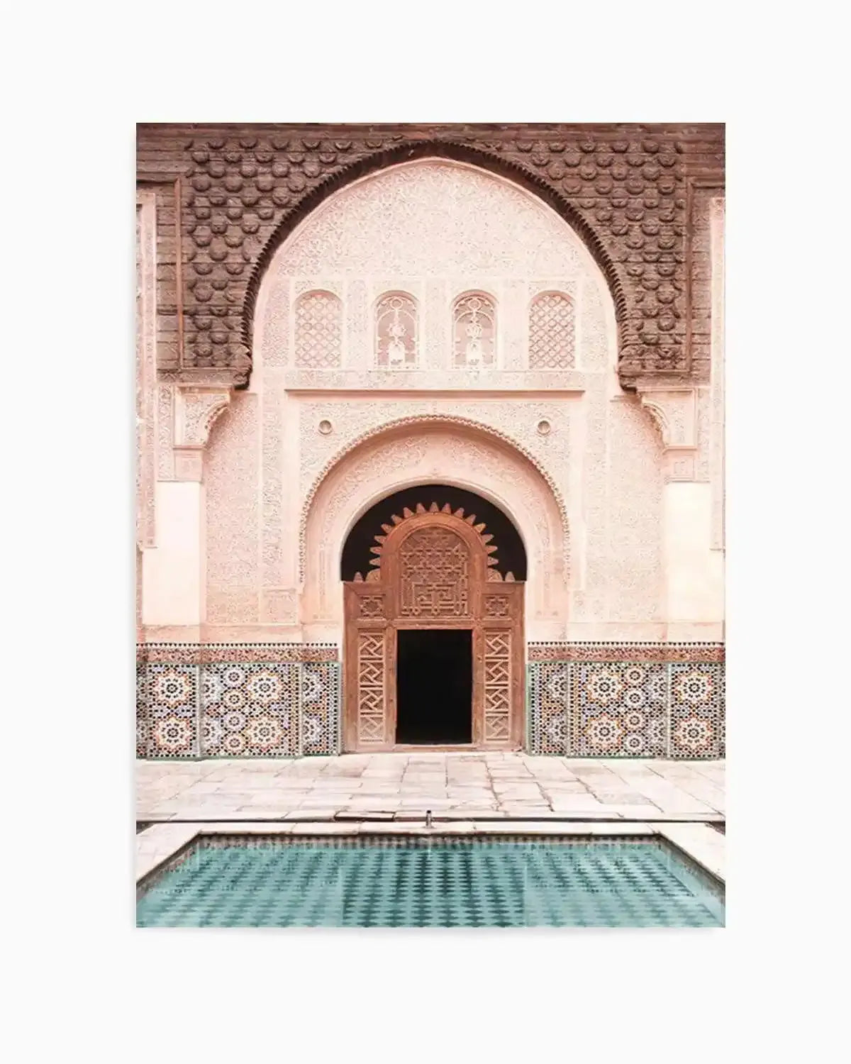 Morning Walk | Marrakech Art Print from Olive et Oriel where you can shop wallpaper and artworks online