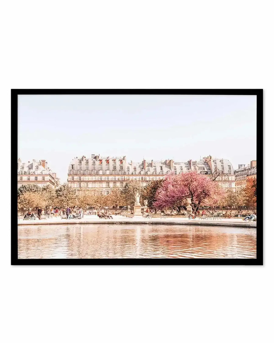 Morning Walk | Paris Art Print from Olive et Oriel where you can shop wallpaper and artworks online