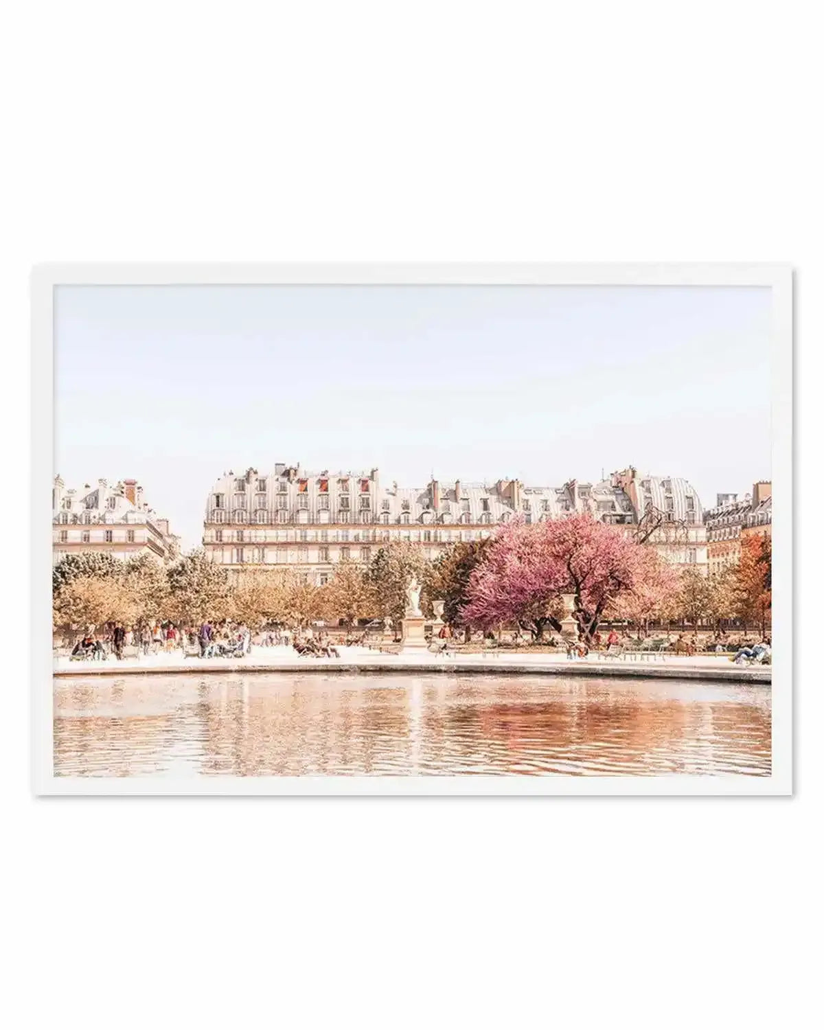 Morning Walk | Paris Art Print from Olive et Oriel where you can shop wallpaper and artworks online