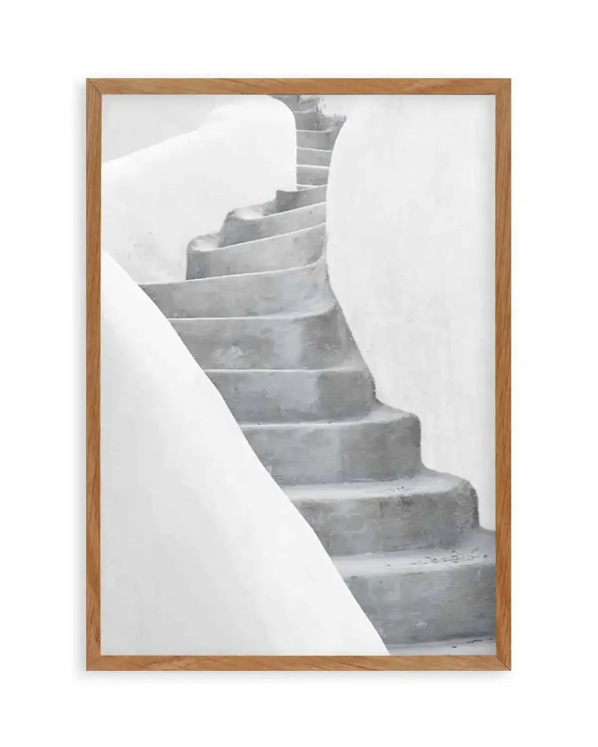 Morning Walk | Santorini Art Print from Olive et Oriel where you can shop wallpaper and artworks online