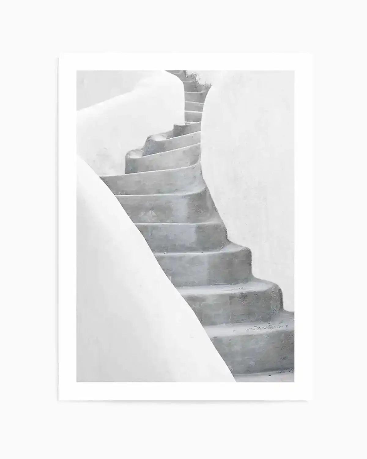 Morning Walk | Santorini Art Print from Olive et Oriel where you can shop wallpaper and artworks online