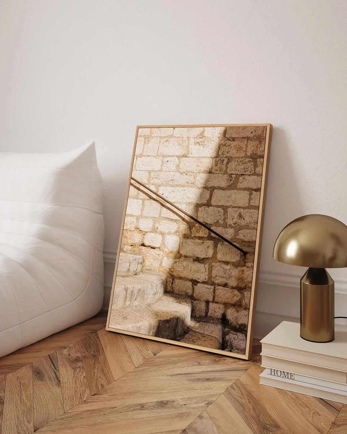 Morning Walks by Jovani Demetrie | Framed Canvas Art Print from Olive et Oriel where you can shop wallpaper and artworks online