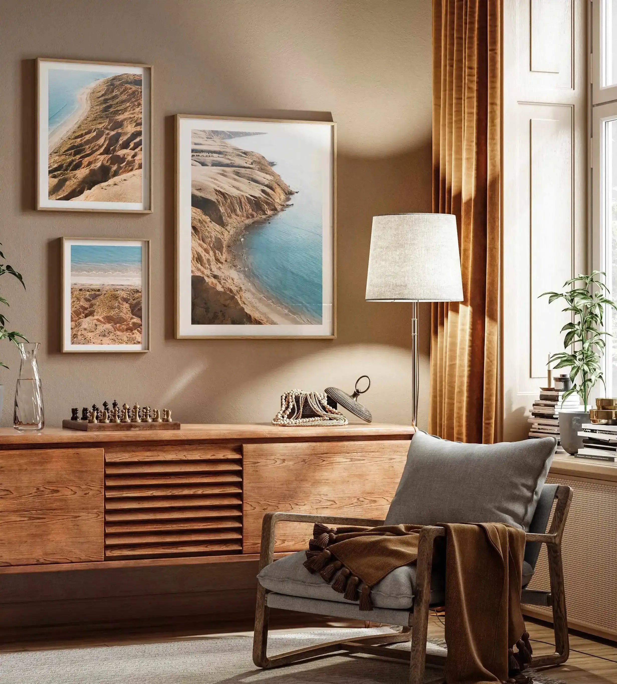 Morning View Sellicks II Art Print-PRINT-Olive et Oriel-Olive et Oriel-Buy-Australian-Art-Prints-Online-with-Olive-et-Oriel-Your-Artwork-Specialists-Austrailia-Decorate-With-Coastal-Photo-Wall-Art-Prints-From-Our-Beach-House-Artwork-Collection-Fine-Poster-and-Framed-Artwork