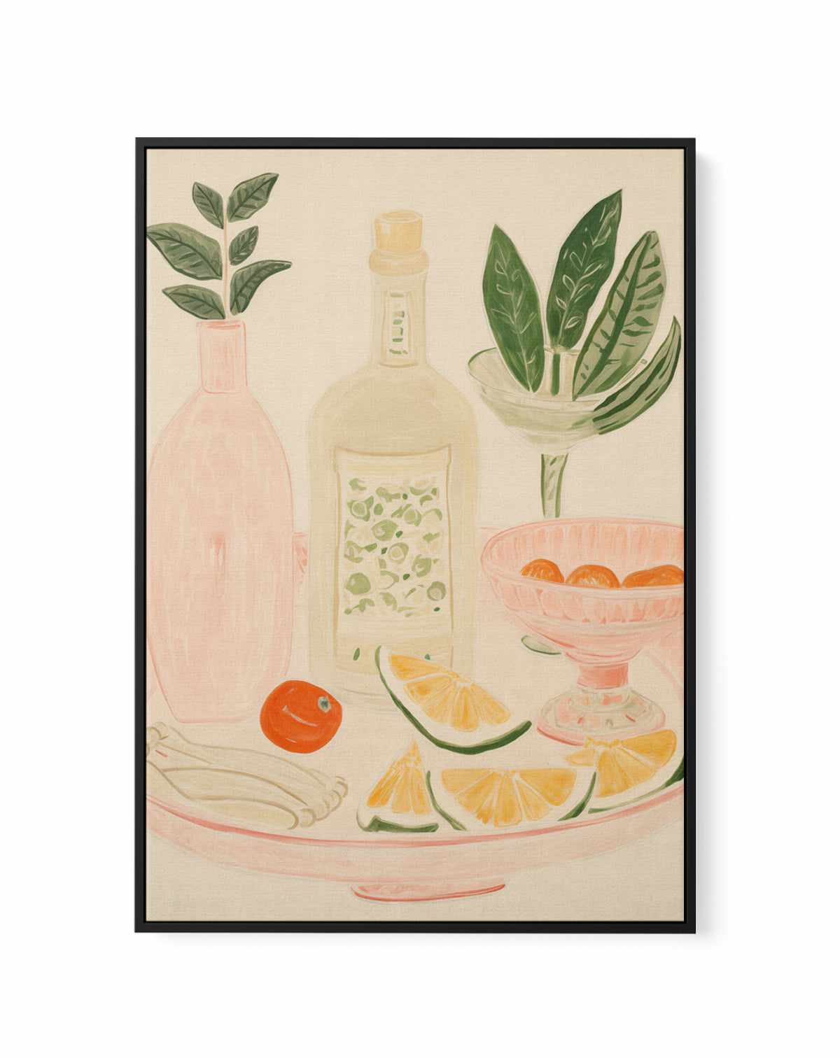 Mornings in Mexico | Framed Canvas Art Print from Olive et Oriel where you can shop wallpaper and artworks online