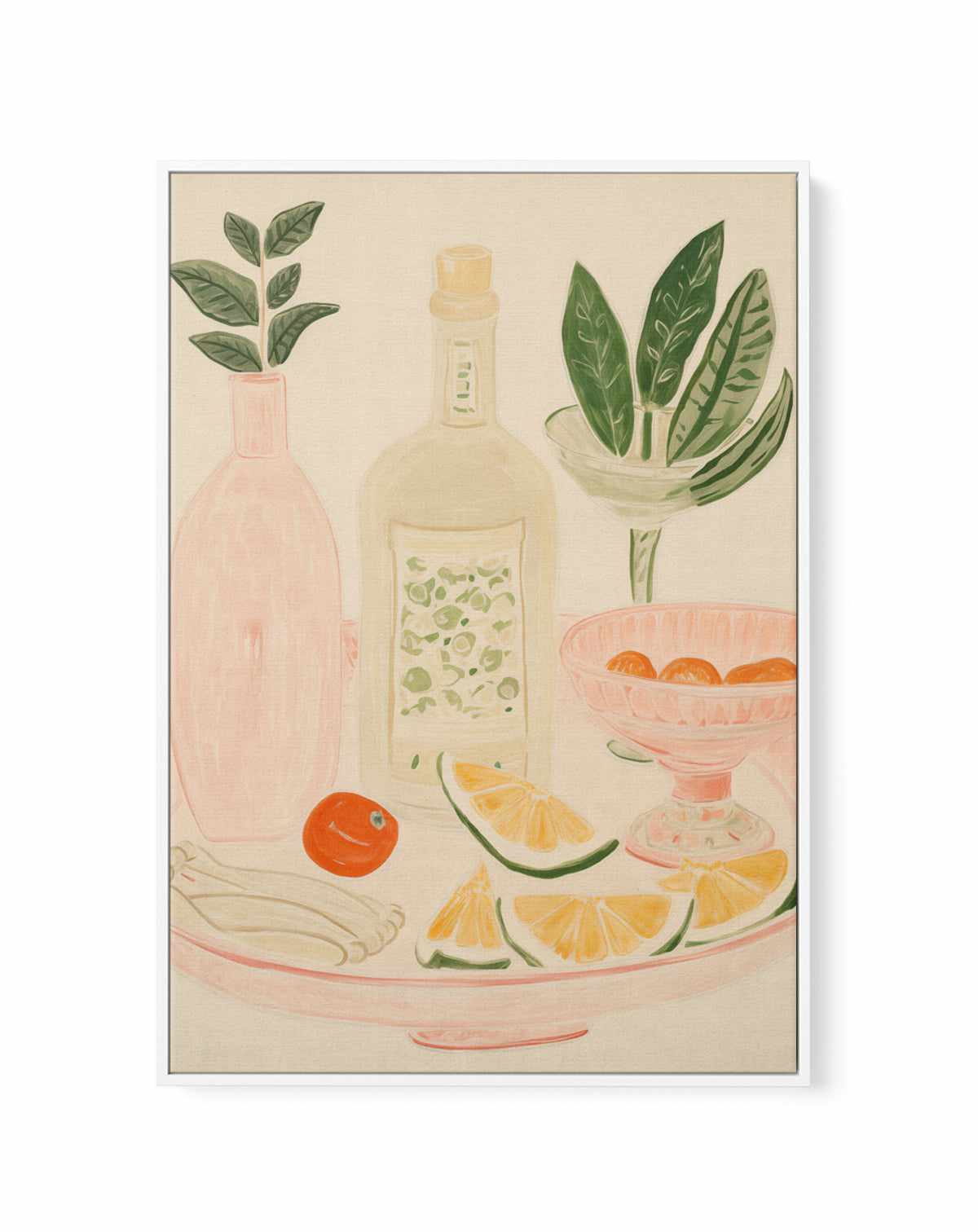 Mornings in Mexico | Framed Canvas Art Print from Olive et Oriel where you can shop wallpaper and artworks online