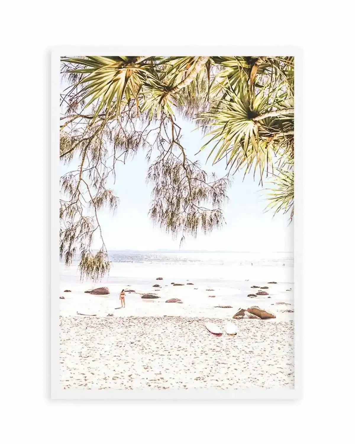 Mornings at Wategos Art Print from Olive et Oriel where you can shop wallpaper and artworks online