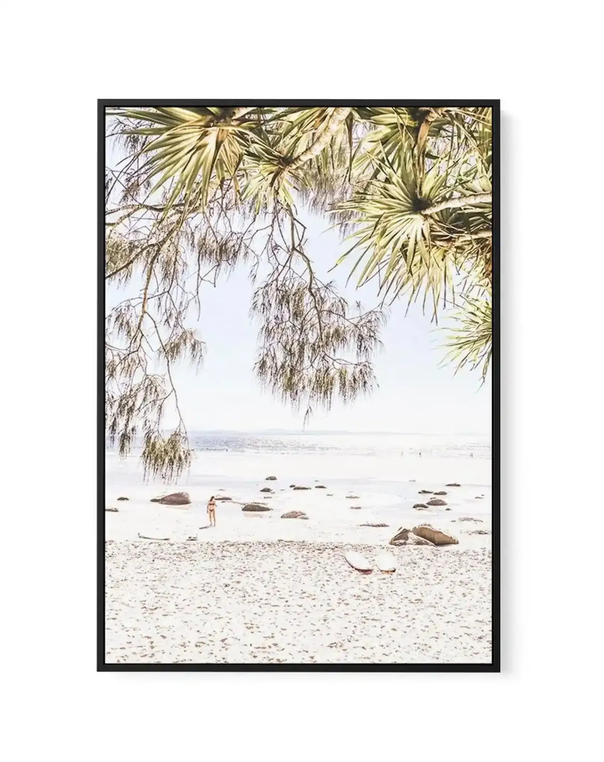 Mornings at Wategos | Framed Canvas-CANVAS-You can shop wall art online with Olive et Oriel for everything from abstract art to fun kids wall art. Our beautiful modern art prints and canvas art are available from large canvas prints to wall art paintings and our proudly Australian artwork collection offers only the highest quality framed large wall art and canvas art Australia - You can buy fashion photography prints or Hampton print posters and paintings on canvas from Olive et Oriel and have t