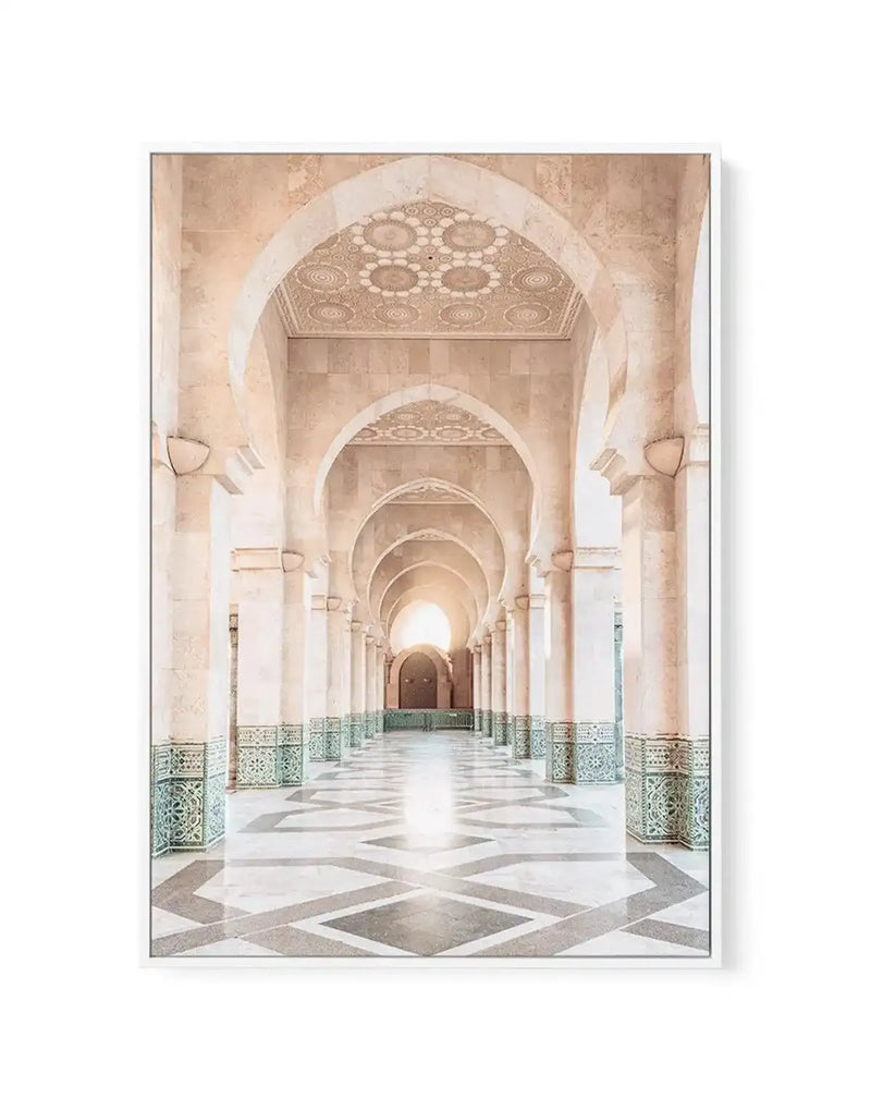 Moroccan Arches | Hassan | Framed Canvas Art Print art print