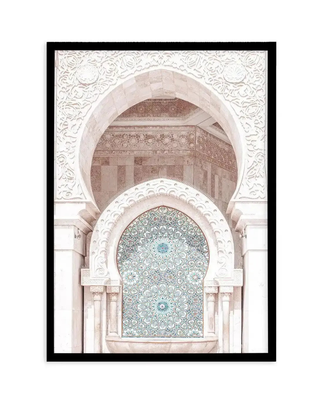 Moroccan Arches II | Hassan Art Print-Shop Australian Art Prints Online with Olive et Oriel - Our collection of Moroccan art prints offer unique wall art including moroccan arches and pink morocco doors of marrakech - this collection will add soft feminine colour to your walls and some may say bohemian style. These traditional morocco landscape photography includes desert scenes of palm trees and camel art prints - there is art on canvas and extra large wall art with fast, free shipping across A