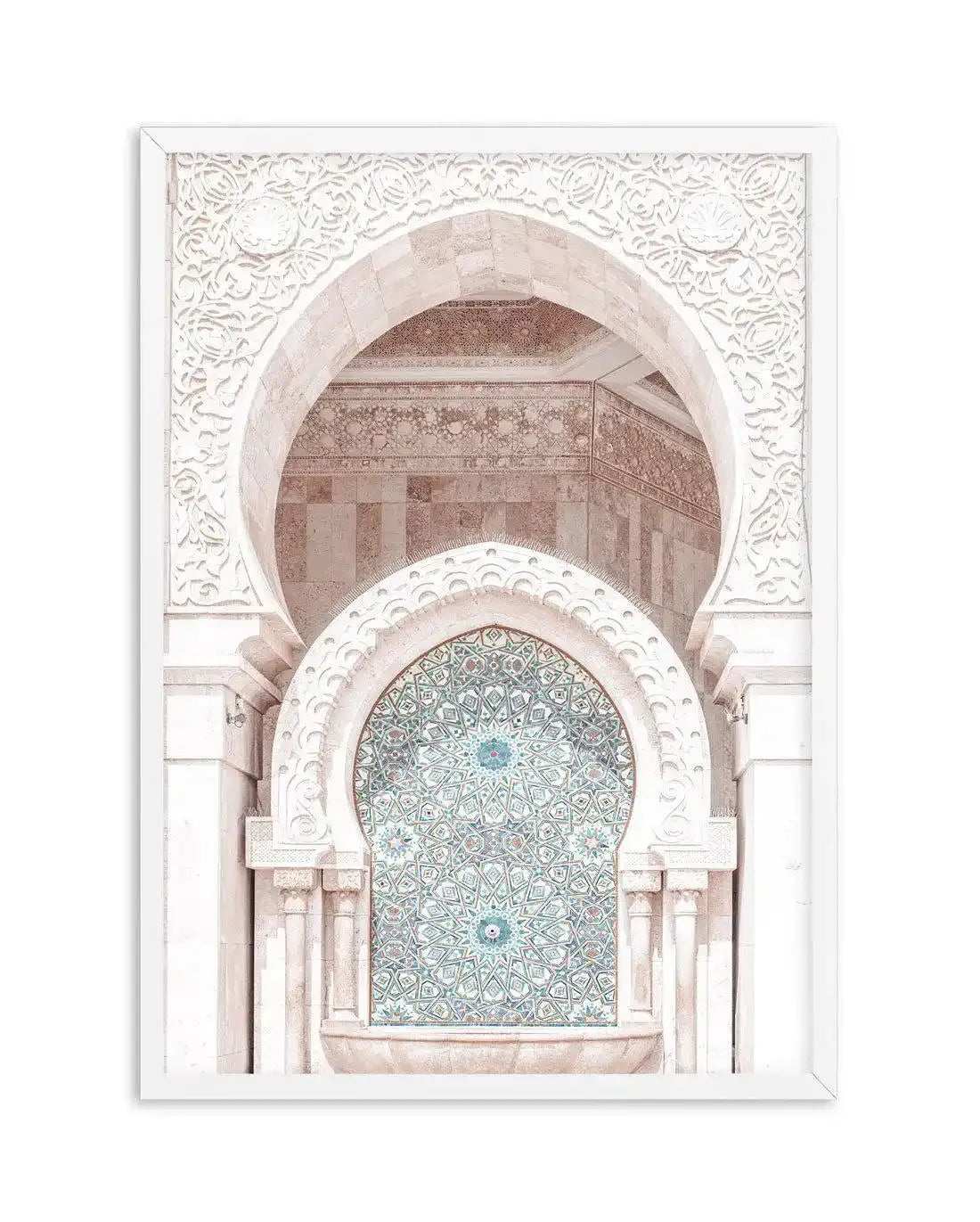 Moroccan Arches II | Hassan Art Print-Shop Australian Art Prints Online with Olive et Oriel - Our collection of Moroccan art prints offer unique wall art including moroccan arches and pink morocco doors of marrakech - this collection will add soft feminine colour to your walls and some may say bohemian style. These traditional morocco landscape photography includes desert scenes of palm trees and camel art prints - there is art on canvas and extra large wall art with fast, free shipping across A