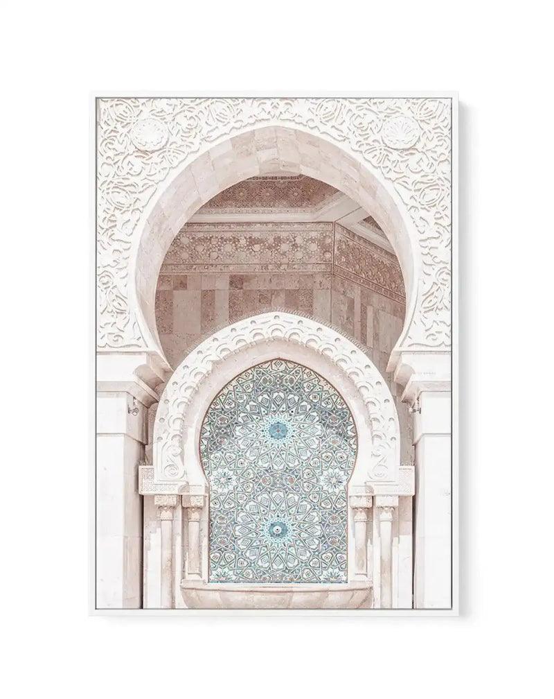 Moroccan Arches II | Hassan | Framed Canvas Art Print art print