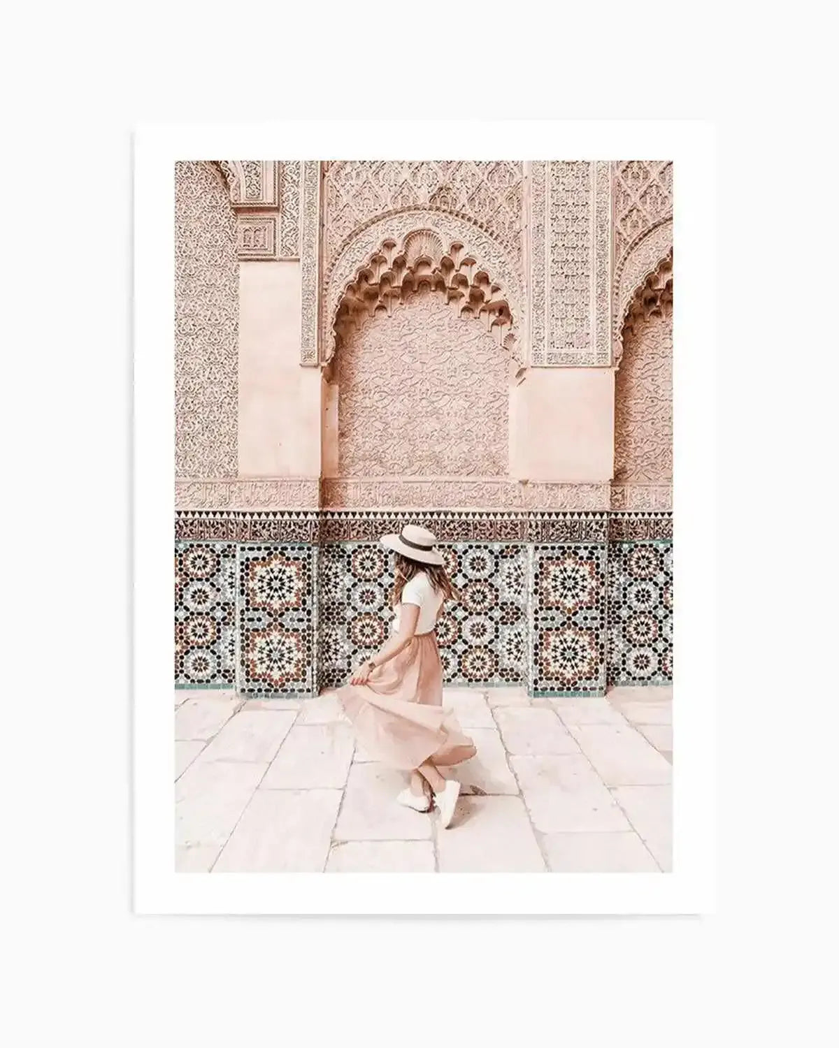 Moroccan Days Art Print from Olive et Oriel where you can shop wallpaper and artworks online