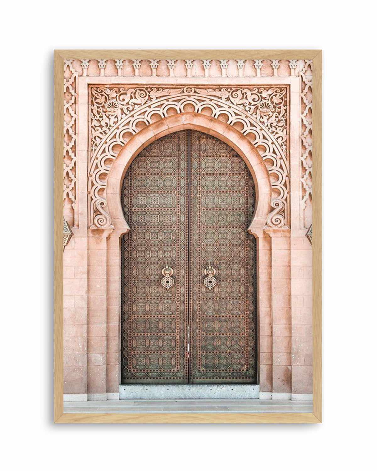 Moroccan Door | Blush Art Print