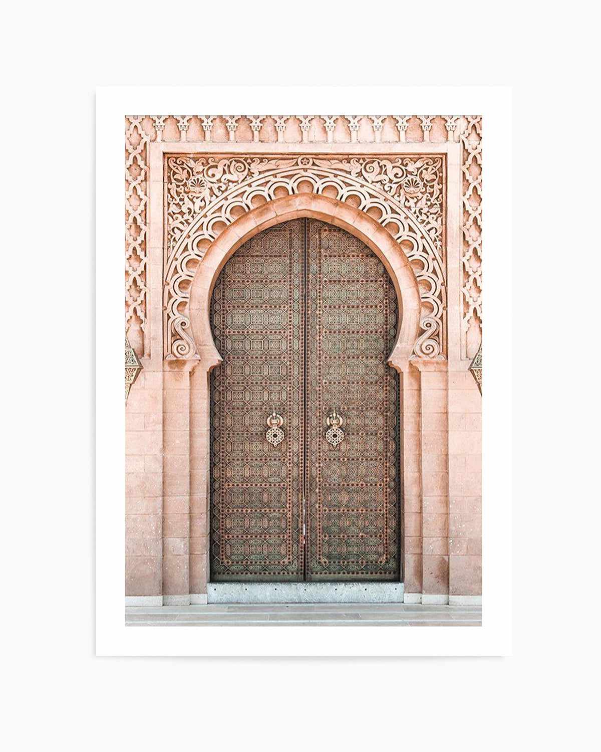 Moroccan Door | Blush Art Print