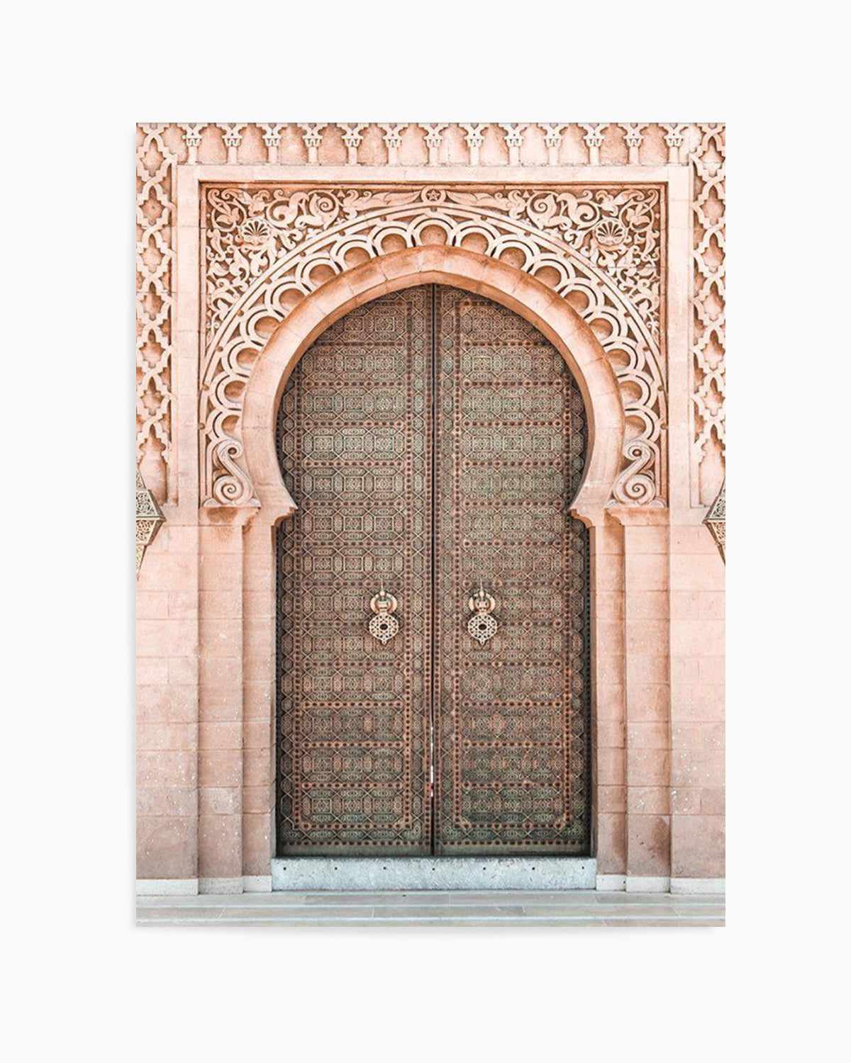 Moroccan Door | Blush Art Print