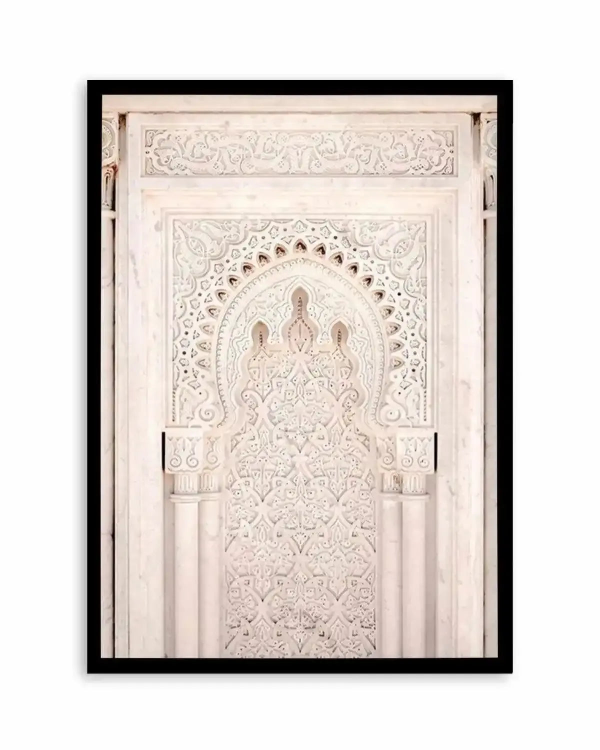 Moroccan Doorway in Nude Art Print from Olive et Oriel where you can shop wallpaper and artworks online