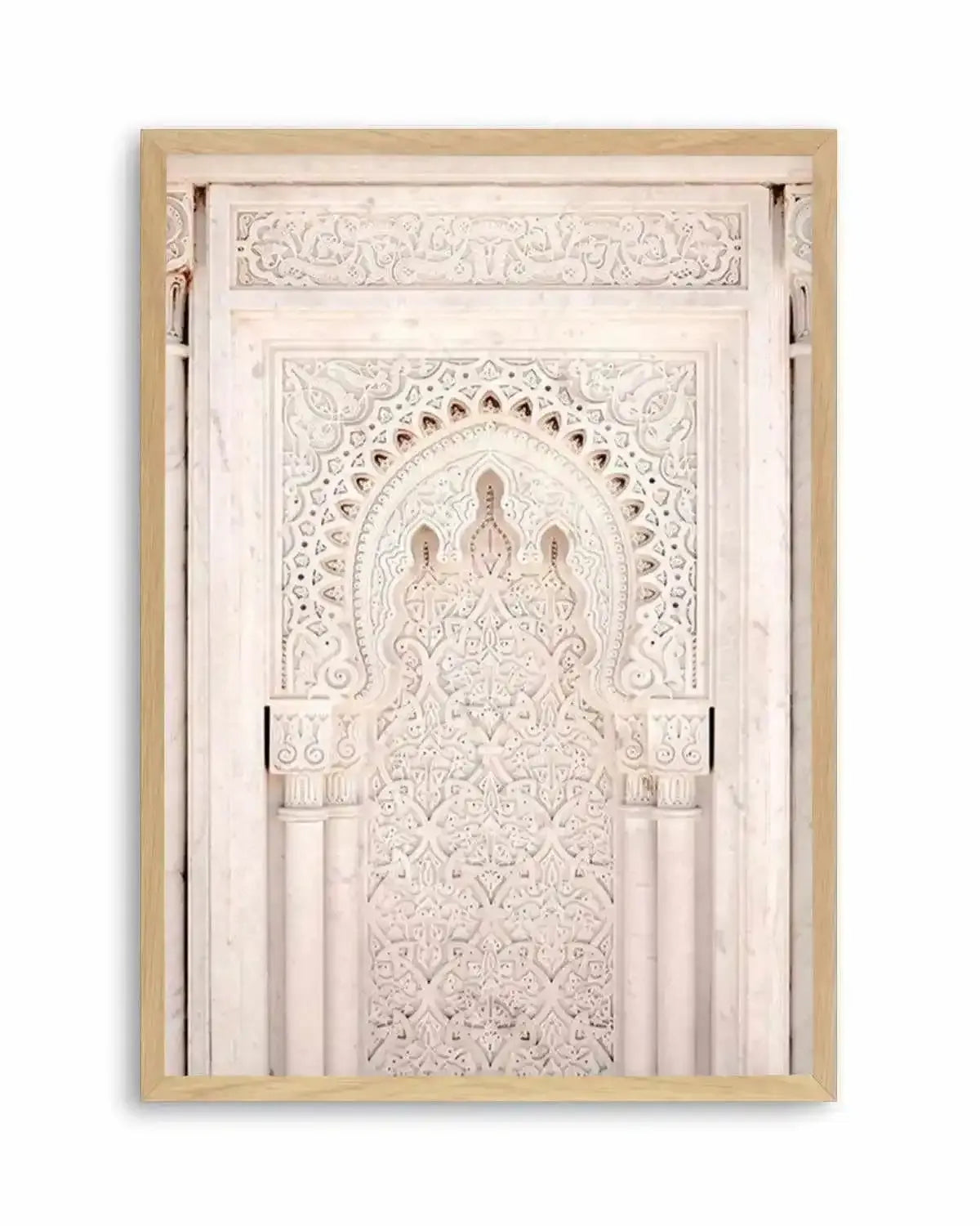 Moroccan Doorway in Nude Art Print from Olive et Oriel where you can shop wallpaper and artworks online