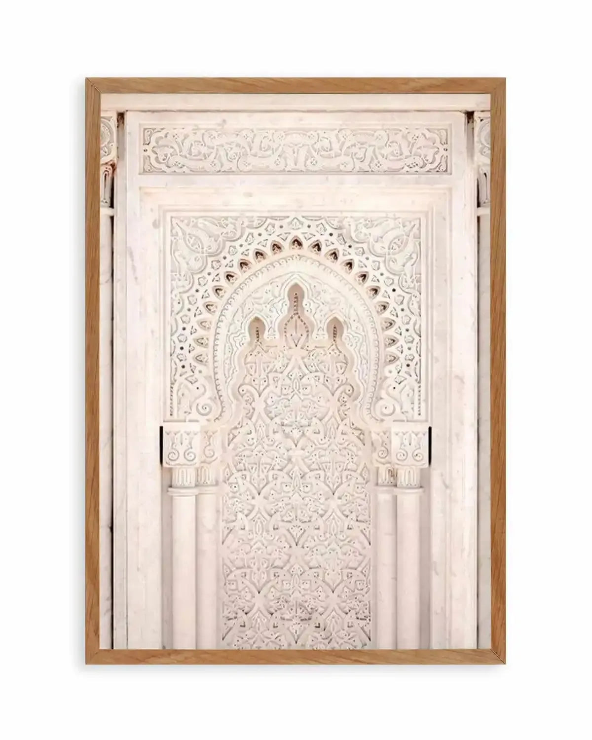 Moroccan Doorway in Nude Art Print from Olive et Oriel where you can shop wallpaper and artworks online
