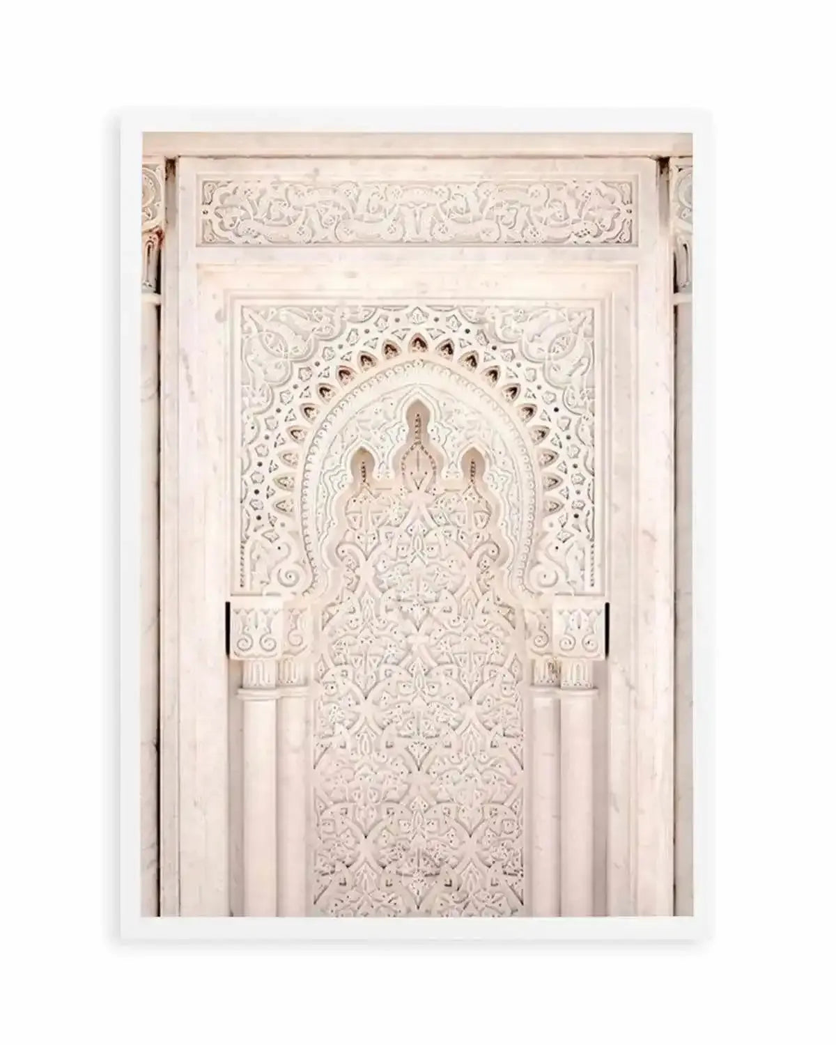 Moroccan Doorway in Nude Art Print from Olive et Oriel where you can shop wallpaper and artworks online