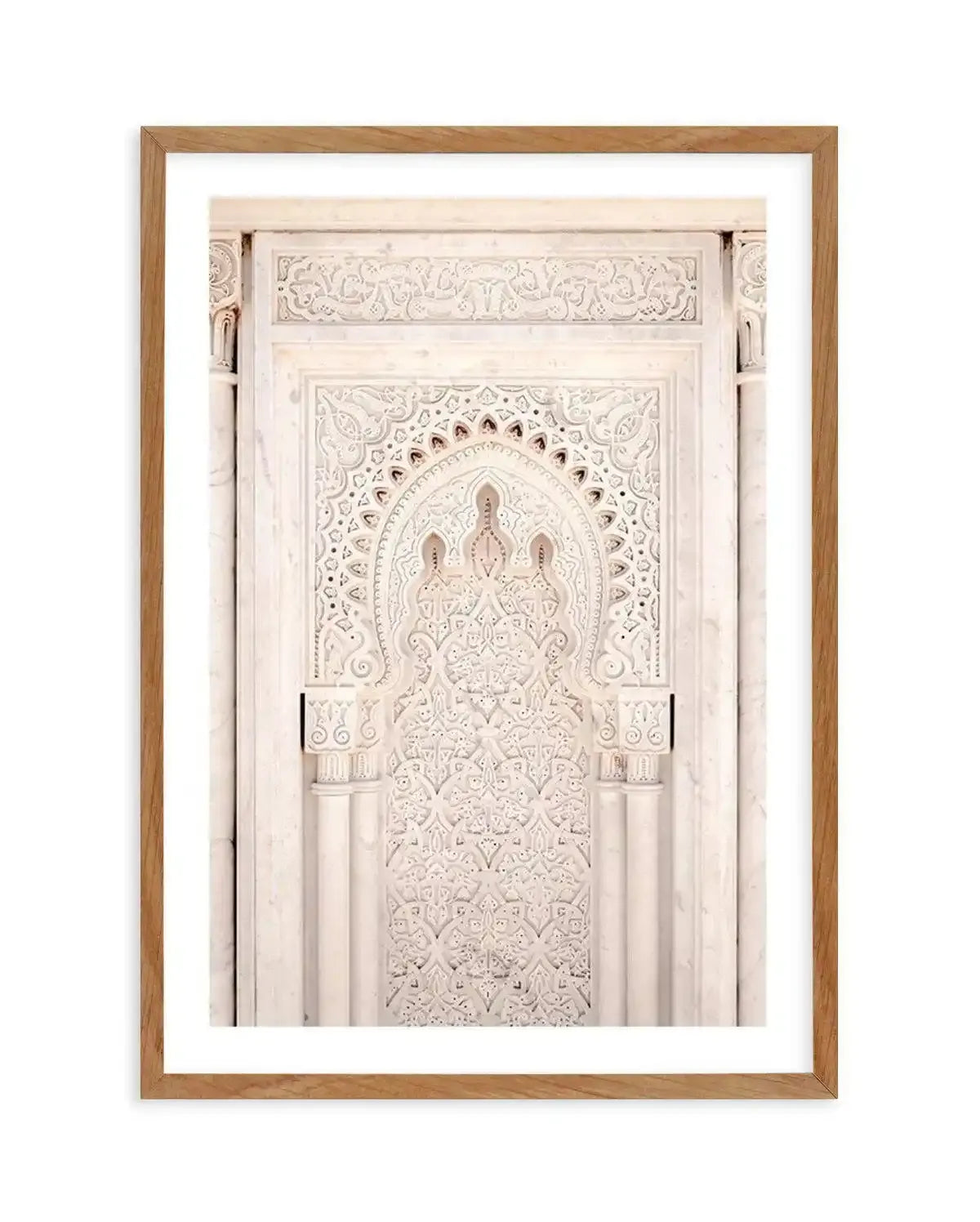 Moroccan Doorway in Nude Art Print-Shop Australian Art Prints Online with Olive et Oriel - Our collection of Moroccan art prints offer unique wall art including moroccan arches and pink morocco doors of marrakech - this collection will add soft feminine colour to your walls and some may say bohemian style. These traditional morocco landscape photography includes desert scenes of palm trees and camel art prints - there is art on canvas and extra large wall art with fast, free shipping across Aust