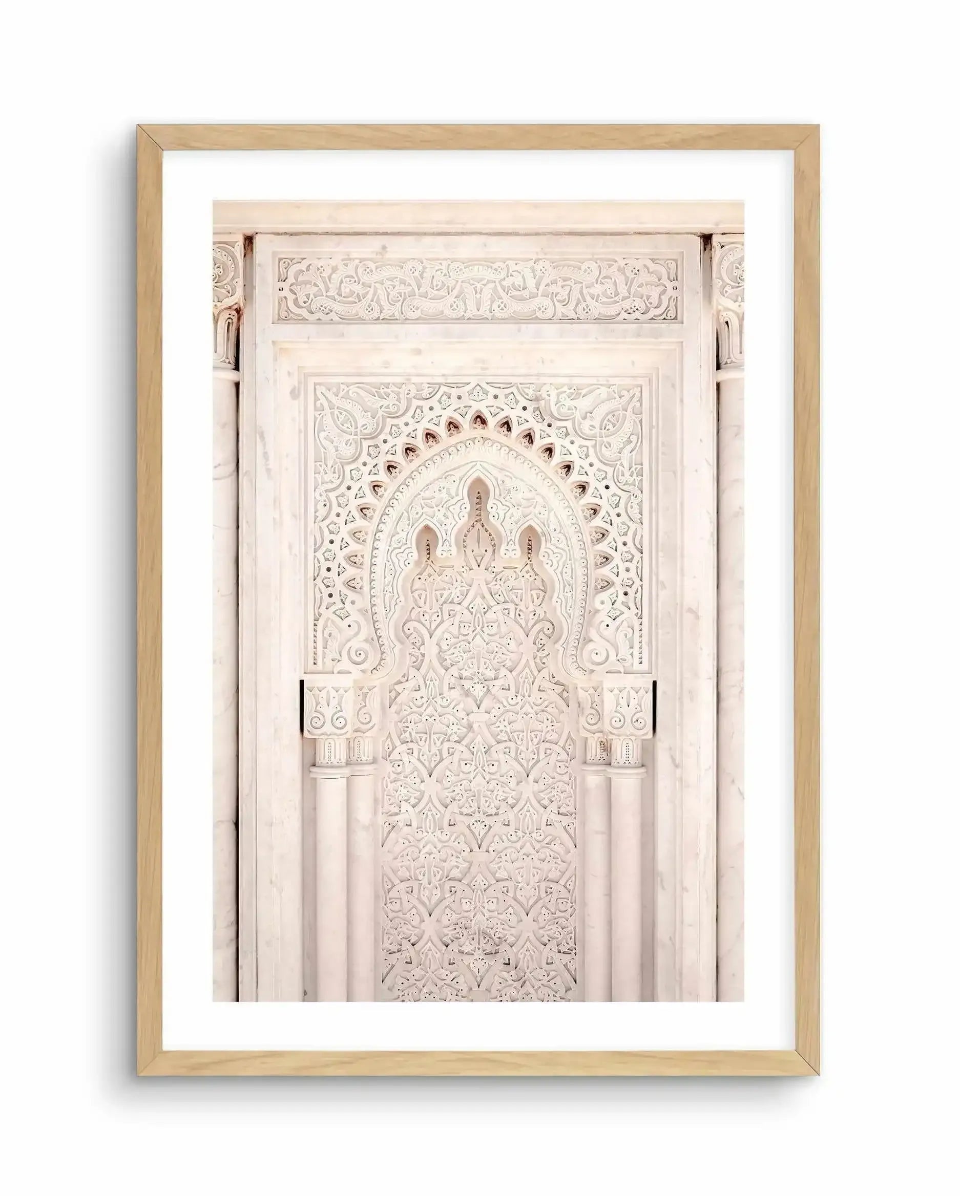 Moroccan Doorway in Nude Art Print-Shop Australian Art Prints Online with Olive et Oriel - Our collection of Moroccan art prints offer unique wall art including moroccan arches and pink morocco doors of marrakech - this collection will add soft feminine colour to your walls and some may say bohemian style. These traditional morocco landscape photography includes desert scenes of palm trees and camel art prints - there is art on canvas and extra large wall art with fast, free shipping across Aust
