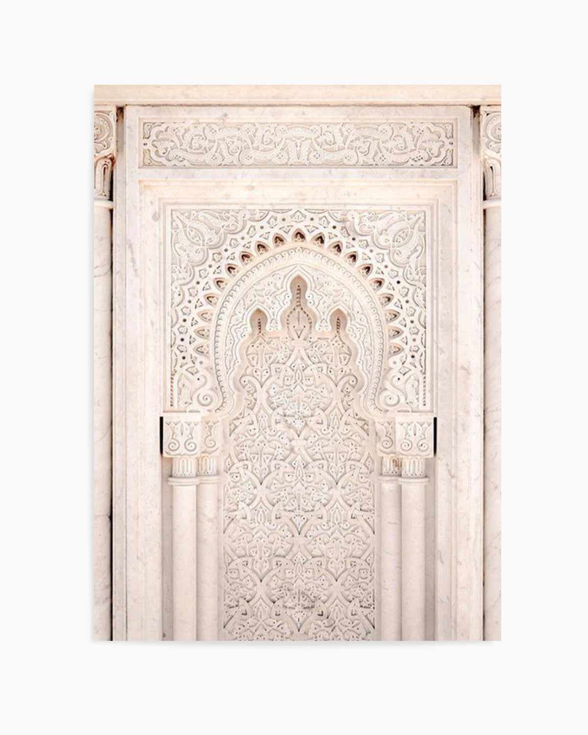 Moroccan Doorway in Nude Art Print