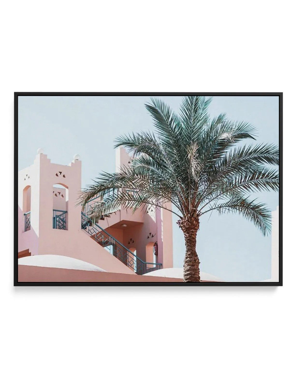 Moroccan Hideaway | LS | Framed Canvas-Shop Australian Art Prints Online with Olive et Oriel - Our collection of Moroccan art prints offer unique wall art including moroccan arches and pink morocco doors of marrakech - this collection will add soft feminine colour to your walls and some may say bohemian style. These traditional morocco landscape photography includes desert scenes of palm trees and camel art prints - there is art on canvas and extra large wall art with fast, free shipping across 
