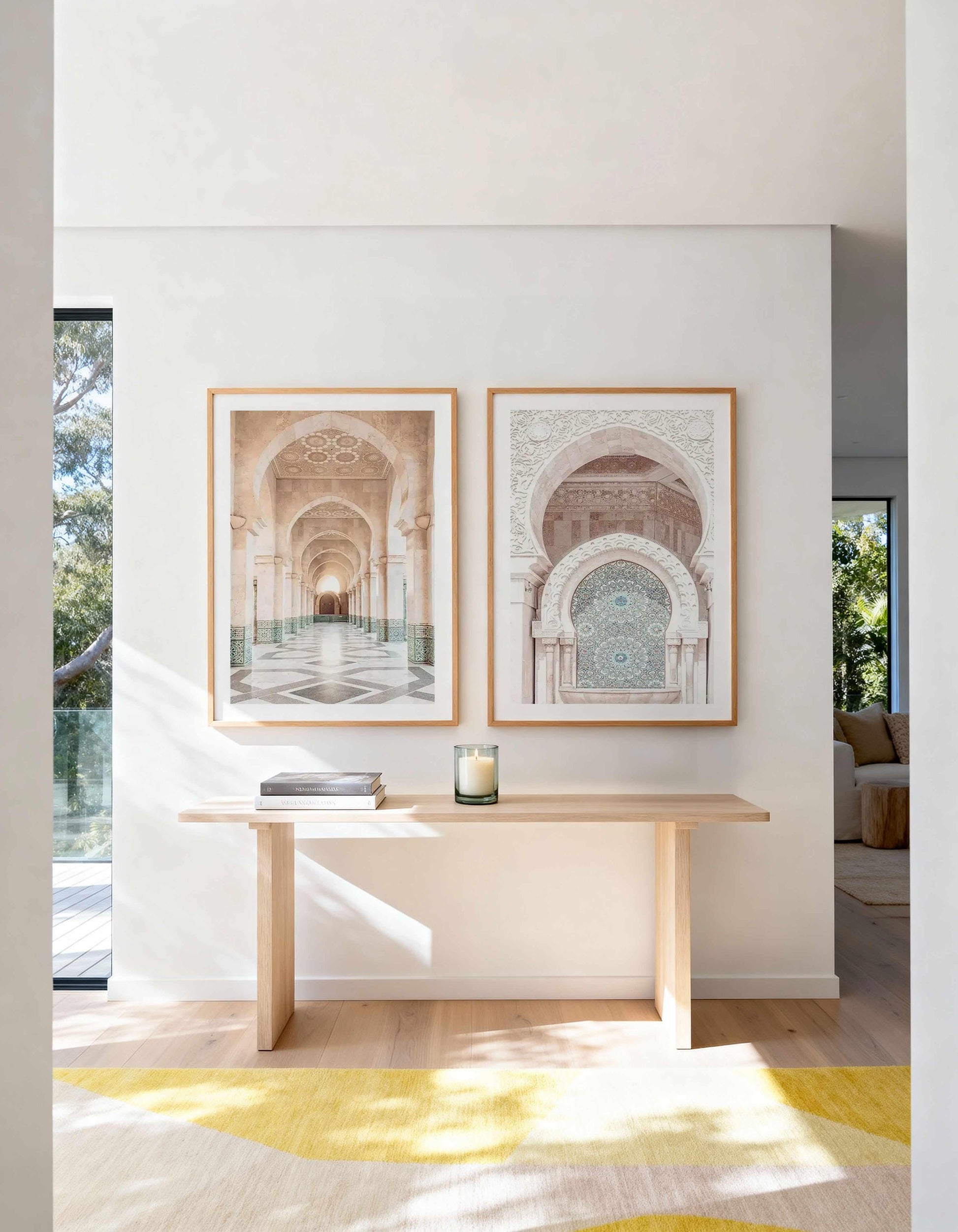 Moroccan Arches I & II Art Print Set of 2 | Matching Wall Art from Olive et Oriel where you can shop wallpaper and artworks online