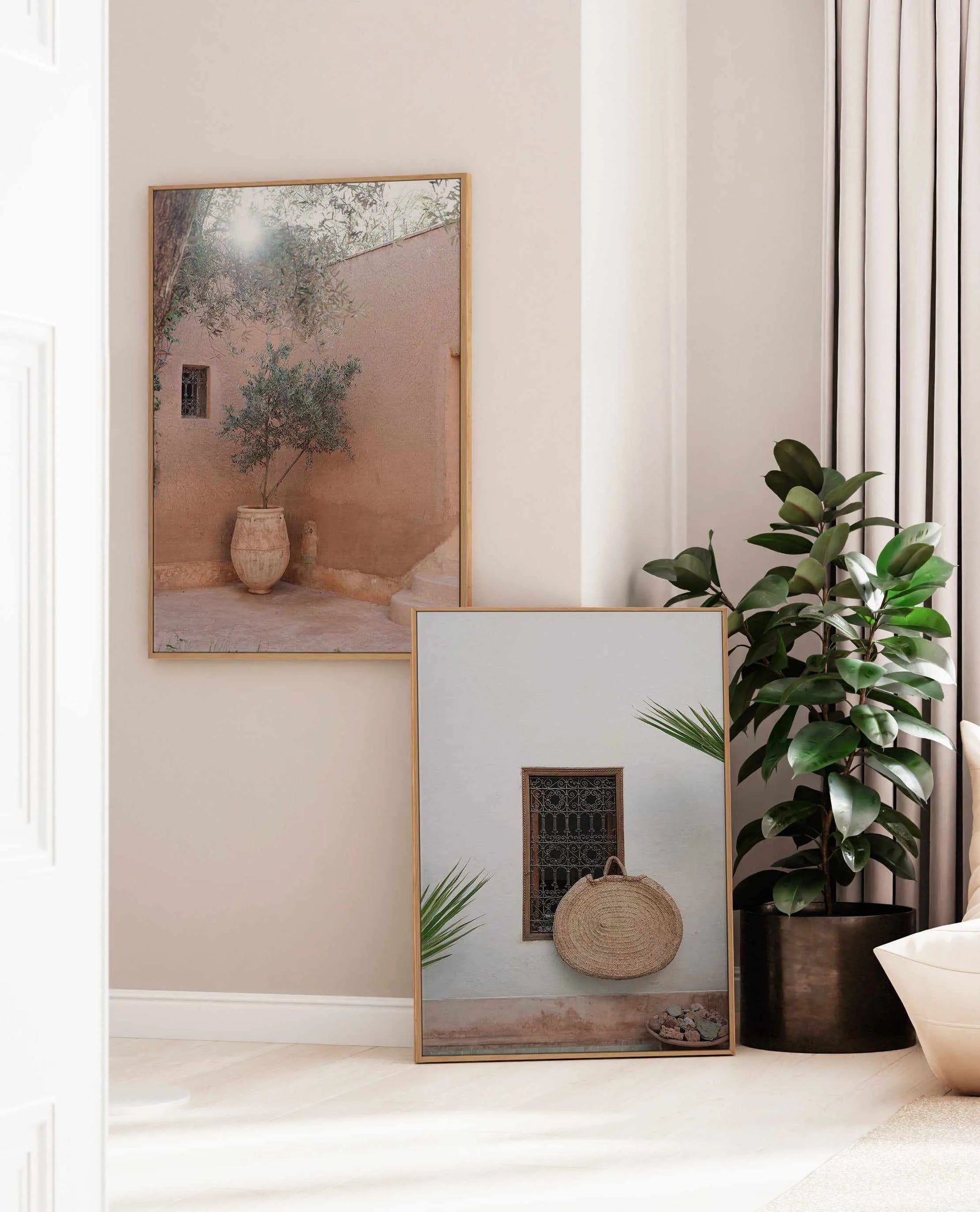 Moroccan Vase by Renee Rae | Framed Canvas Art Print from Olive et Oriel where you can shop wallpaper and artworks online