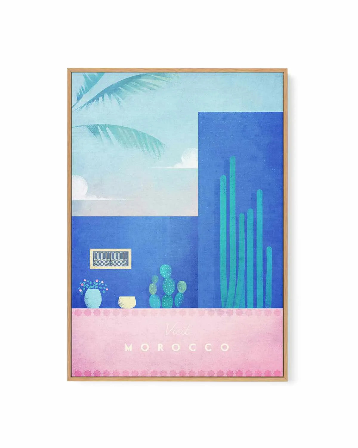 Morocco by Henry Rivers | Framed Canvas Art Print from Olive et Oriel where you can shop wallpaper and artworks online