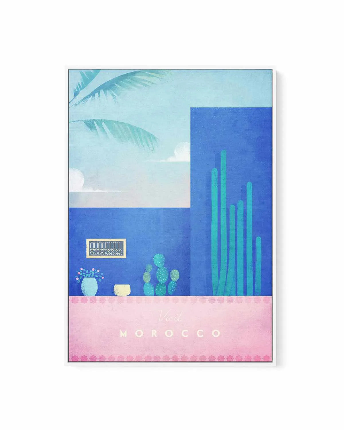 Morocco by Henry Rivers | Framed Canvas Art Print from Olive et Oriel where you can shop wallpaper and artworks online