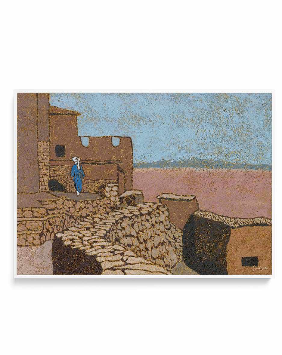 Morocco by Julie Celina | Framed Canvas Art Print